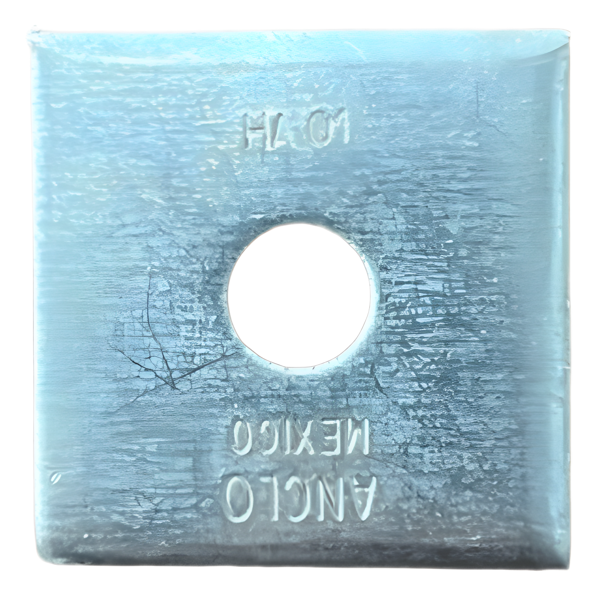 Tope Unicanal Plano para Tornillo de 3/8" ( 9.5 mm ). — ANCLO · SKU ANC-HA01