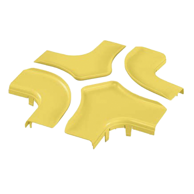 Tapa Para Accesorio de 4 Vías Horizontal FRFWC6X4LYL, Para Canaletas FiberRunner™ 6X4, Color Amarillo — PANDUIT · SKU FRFWCSC6LYL