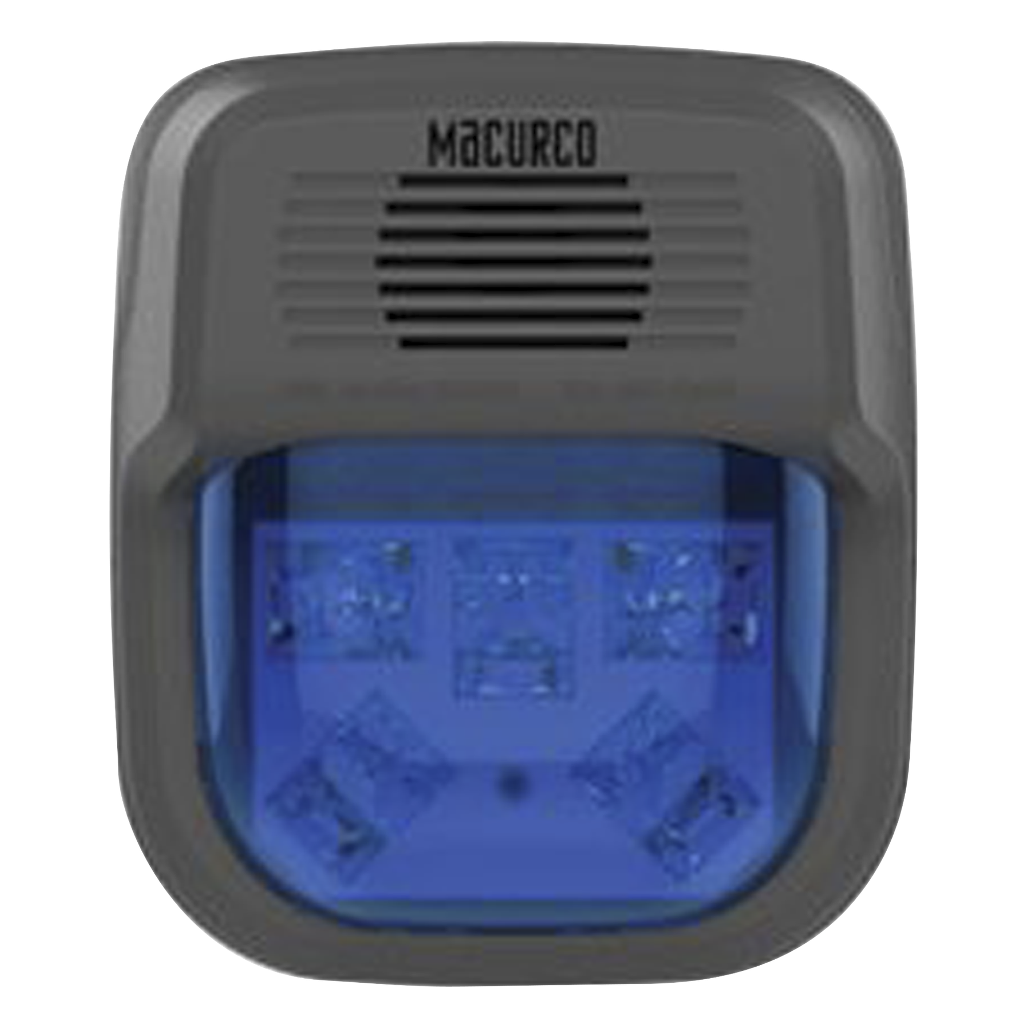 Sirena Estrobo Color Azul Para Paneles y Detectores Macurco — MACURCO - AERIONICS · SKU HS-B-HORN