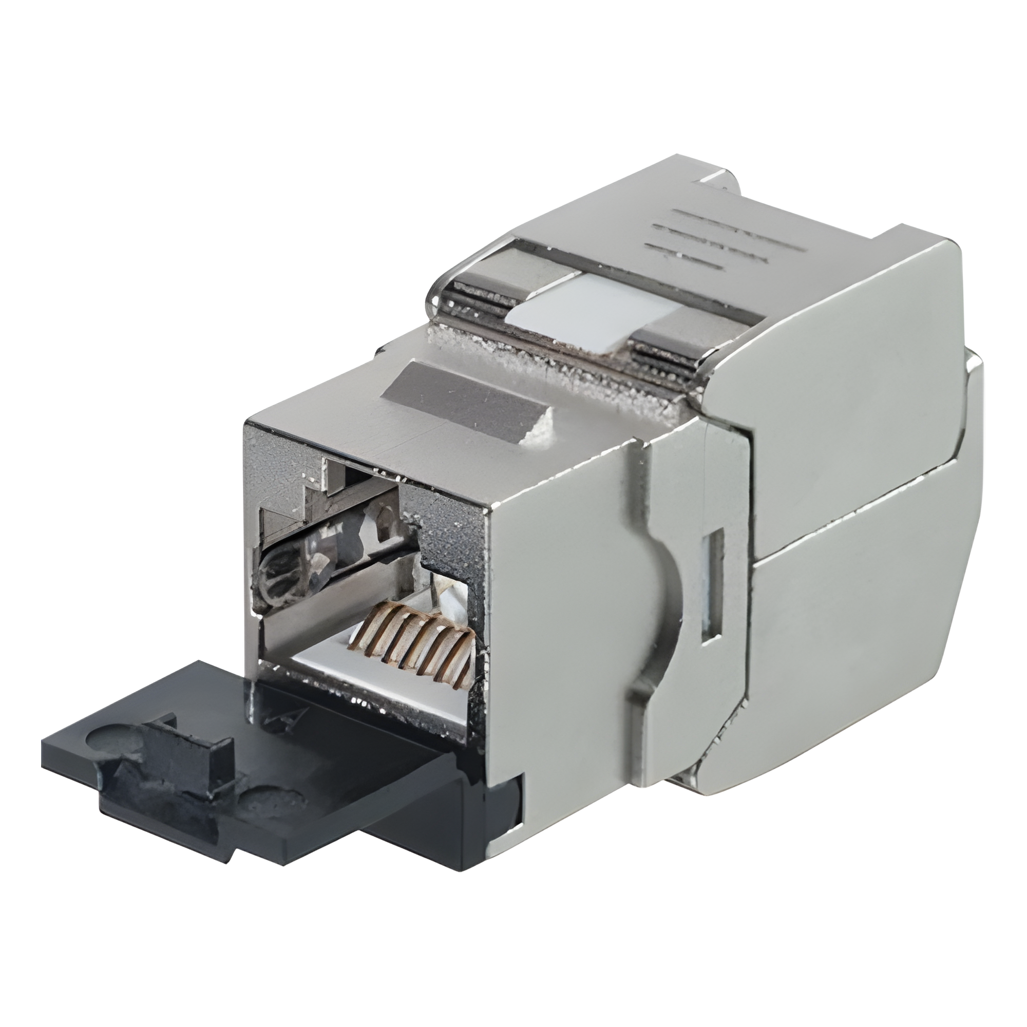 Módulo Jack Keystone / STP Blindado / CAT6A / Toolless / 10GbE / Tapa Protectora — LINKEDPRO BY EPCOM · SKU LPKJHC6A