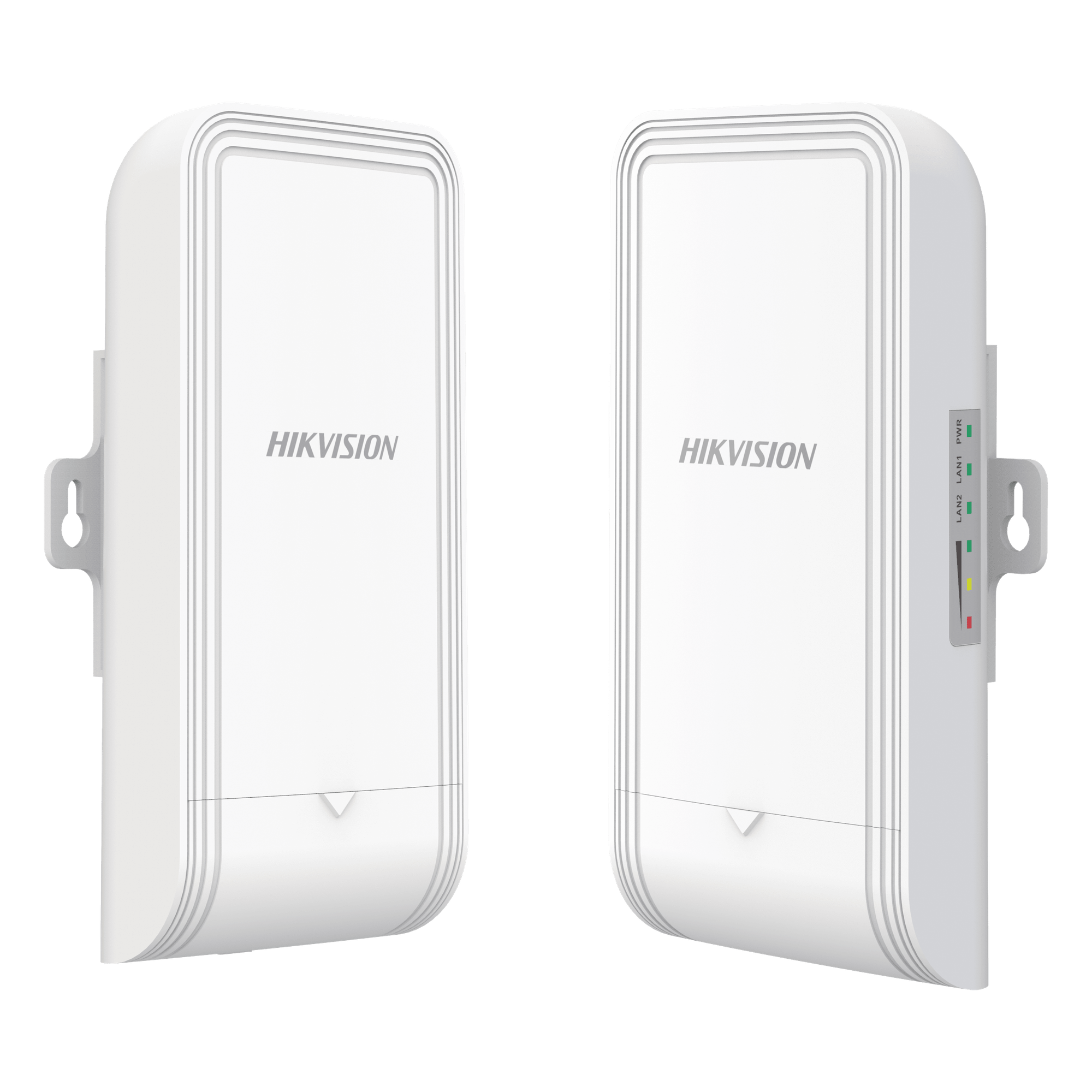 Kit de Punto de Acceso (AC) PTP y PTMP en 2.4 GHz / Hasta 300 Mbps / Antena de H: 60° / MIMO 2X2 / 7 dBi de Ganancia / Uso en Exterior (IP55) / Administración Gratuita desde la Nube — HIKVISION · SKU DS-3WF1000-EI-2N