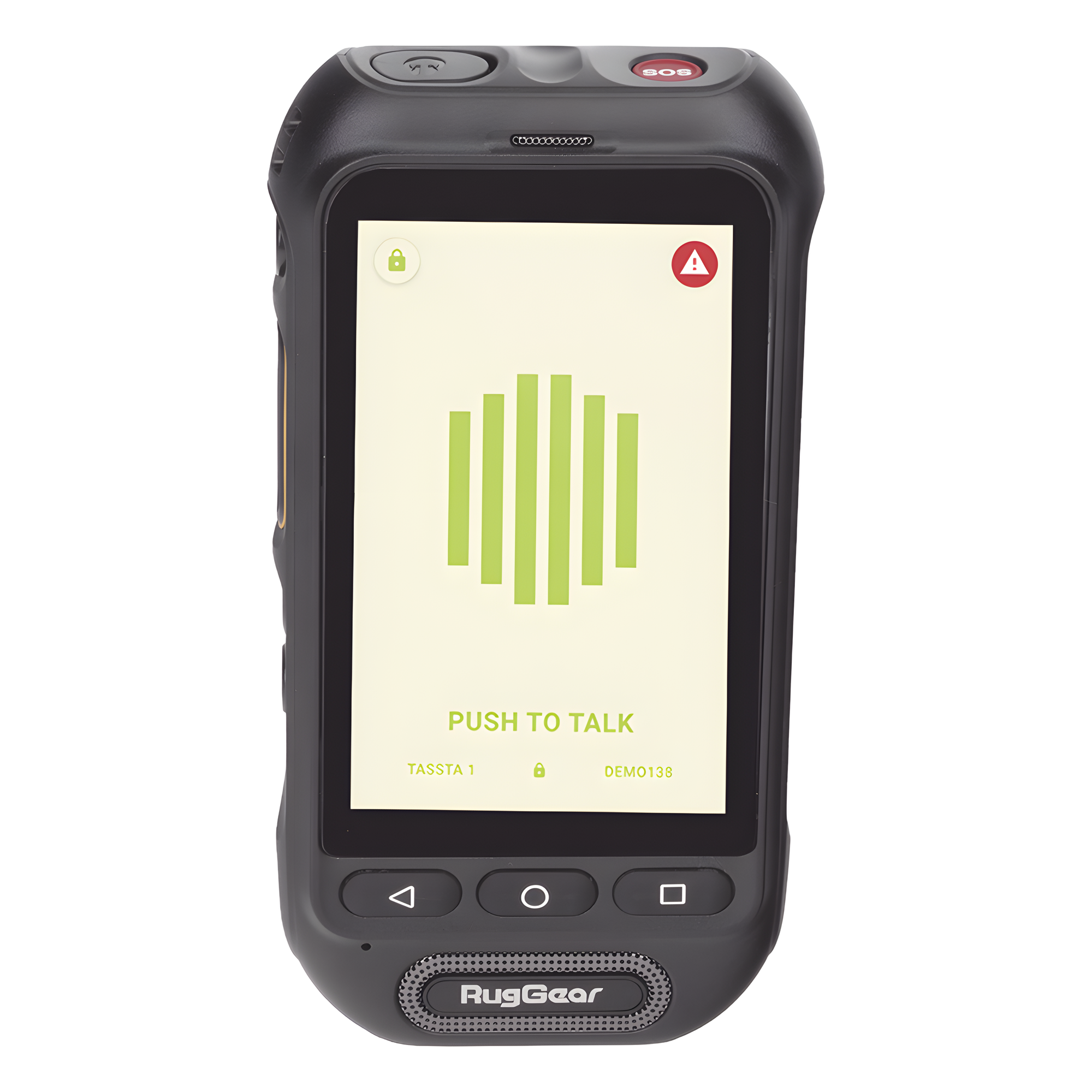Kit Radio PoC LTE / Altavoz Frontal 105 dB / IP68 / MIL-STD-810H / PTT Dedicado / Batería Extraíble 3000 mAh — TASSTA · SKU RG360-TBASIC
