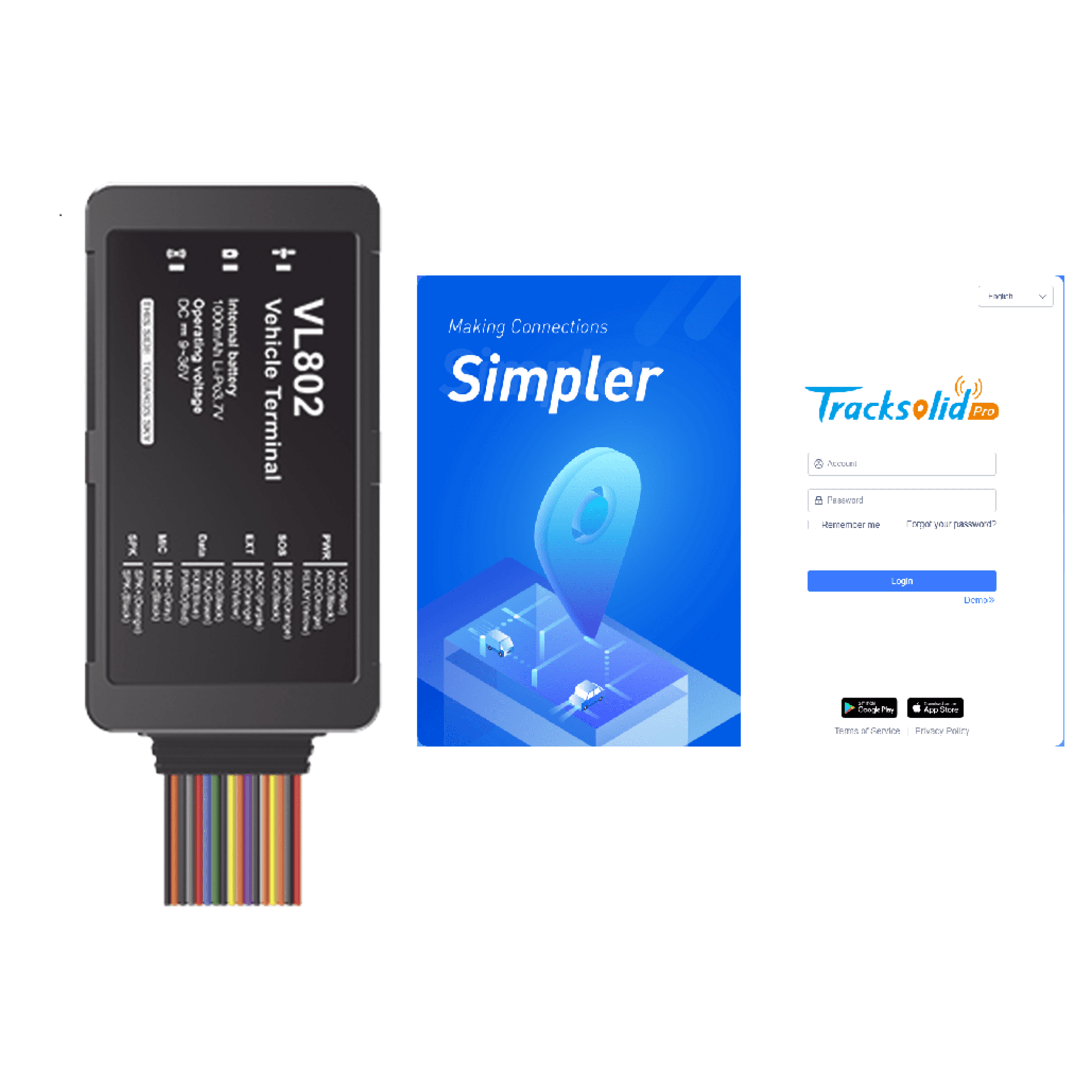 Rastreador GPS Vehicular 4G LTE / Corte Remoto de Motor / Botón de Emergencia SOS / Detección de Apertura de Puertas / Audio Bidireccional / Compatible con Sensor Ultrasónico UL212 — JIMIIOT · SKU VL802PROMO