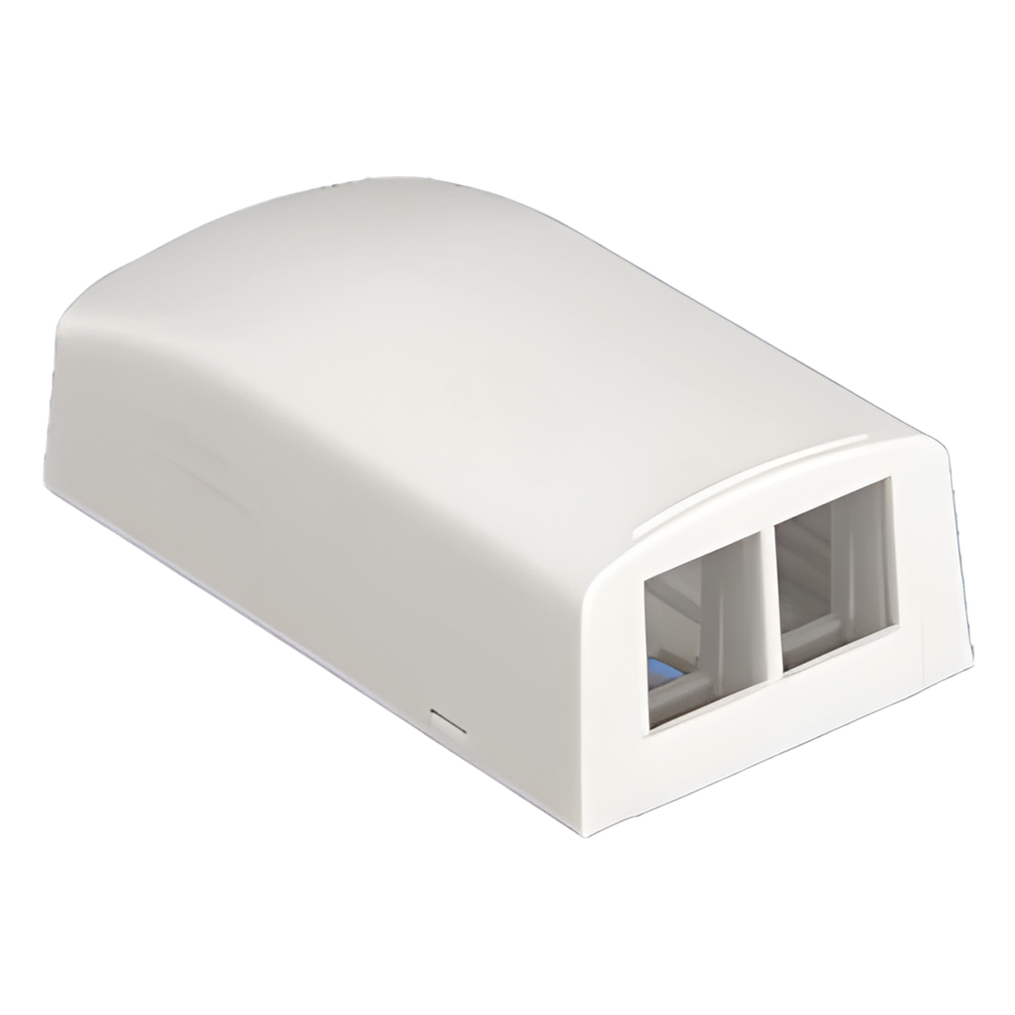 Caja de Montaje en Superficie, Para 2 Módulos Keystone, Color Blanco Mate — PANDUIT · SKU NK2BXIW-A
