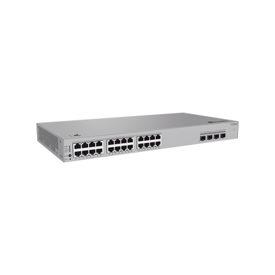 Switch de Acceso eKit Administrable / Capa 2+ / 24 Puertos PoE+ Gigabit + 2 Puertos SFP(2.5 Gbps) + 2 Puertos SFP+(10 Gbps) / PoE Perpetuo / Presupuesto PoE 400 W / Sin licenciamiento