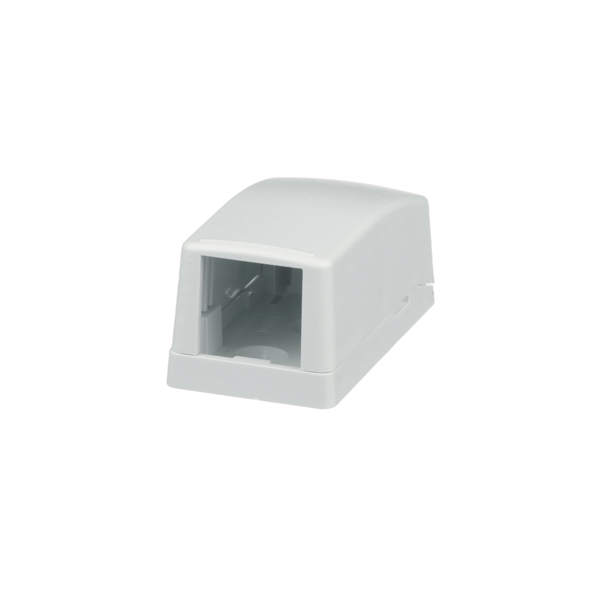 Caja de Montaje en Superficie, Para 1 Módulo Mini-Com, Color Blanco