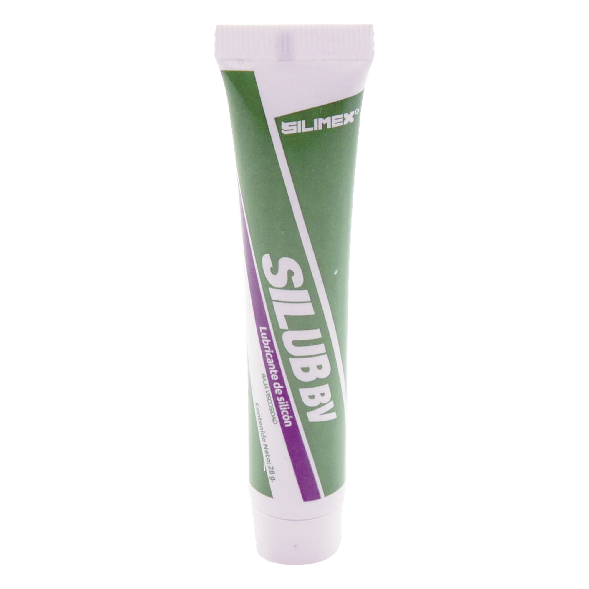 Lubricante de Silicón Dieléctrico de Baja Viscosidad, Soporte de -10 Hasta 80°C, No Daña Plásticos, Tubo 28grs — SILIMEX · SKU SILUB-BV
