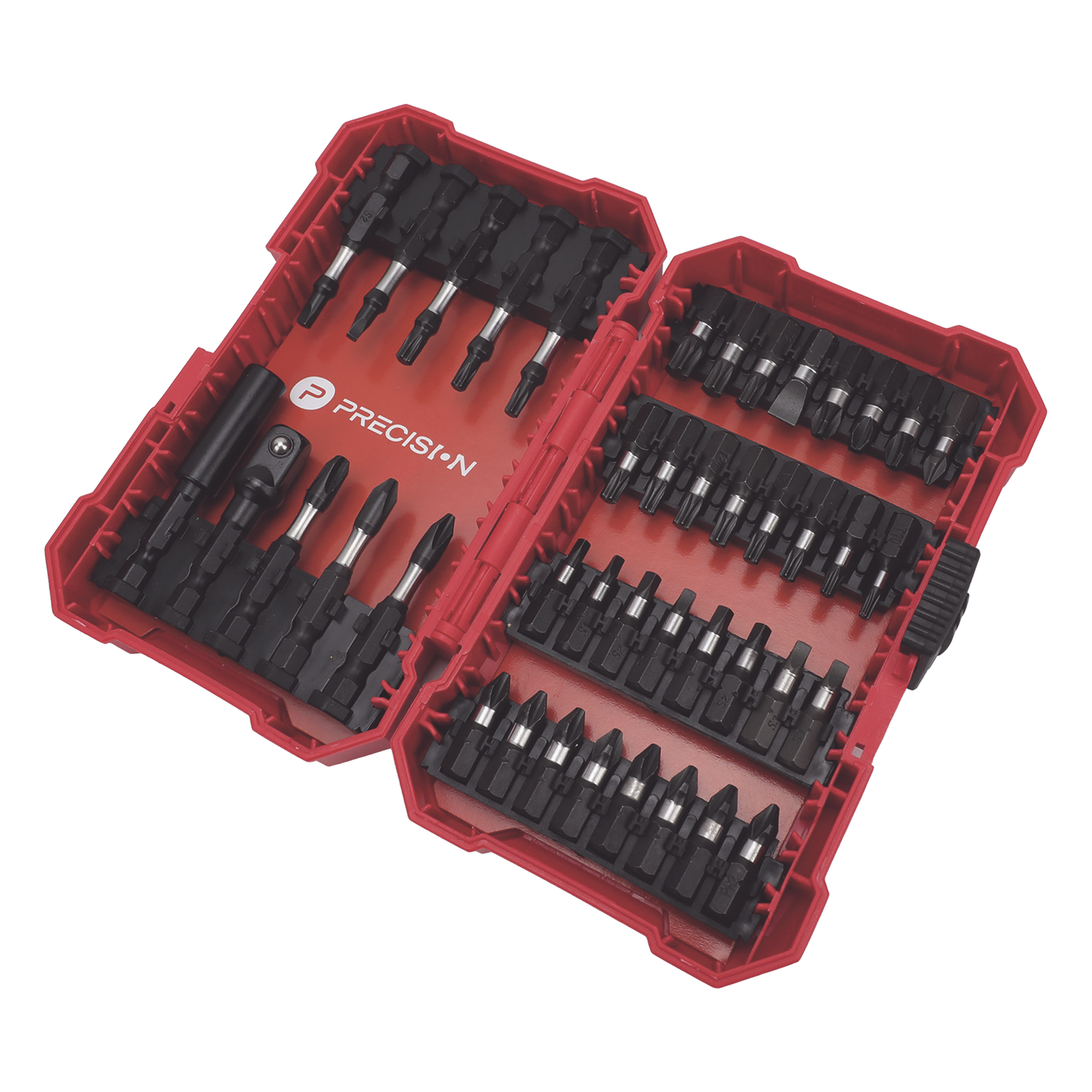Juego de 42 Puntas para Taladro + Estuche (Entrada Hex. 1/4")