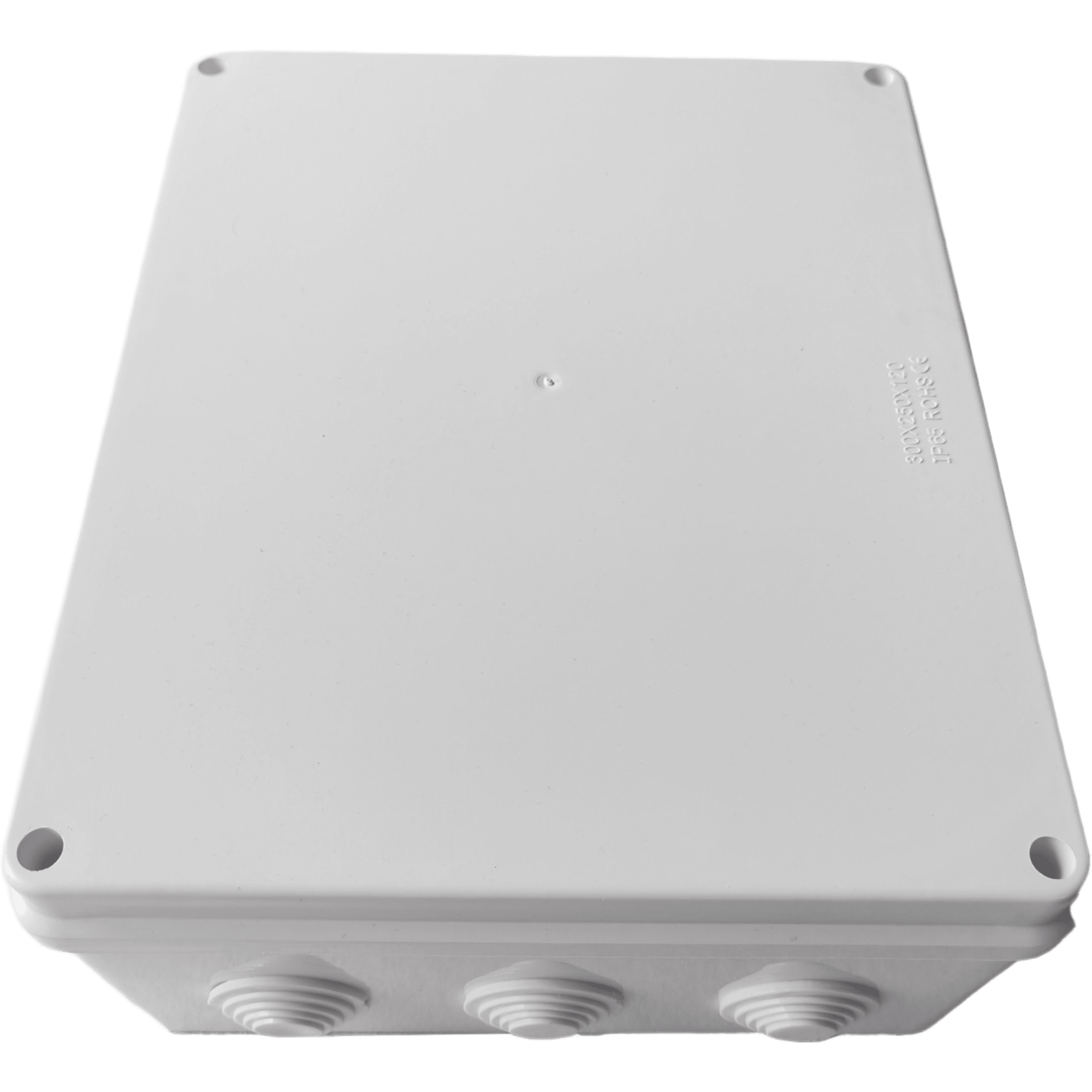 Caja de Derivación-Conexión para Exterior IP65 con 12 Entradas / 300 x 250 x 120 mm / Sellado Seguro con Empaque + 4 Tornillos / Resiste Agua, Polvo y Sol Directo