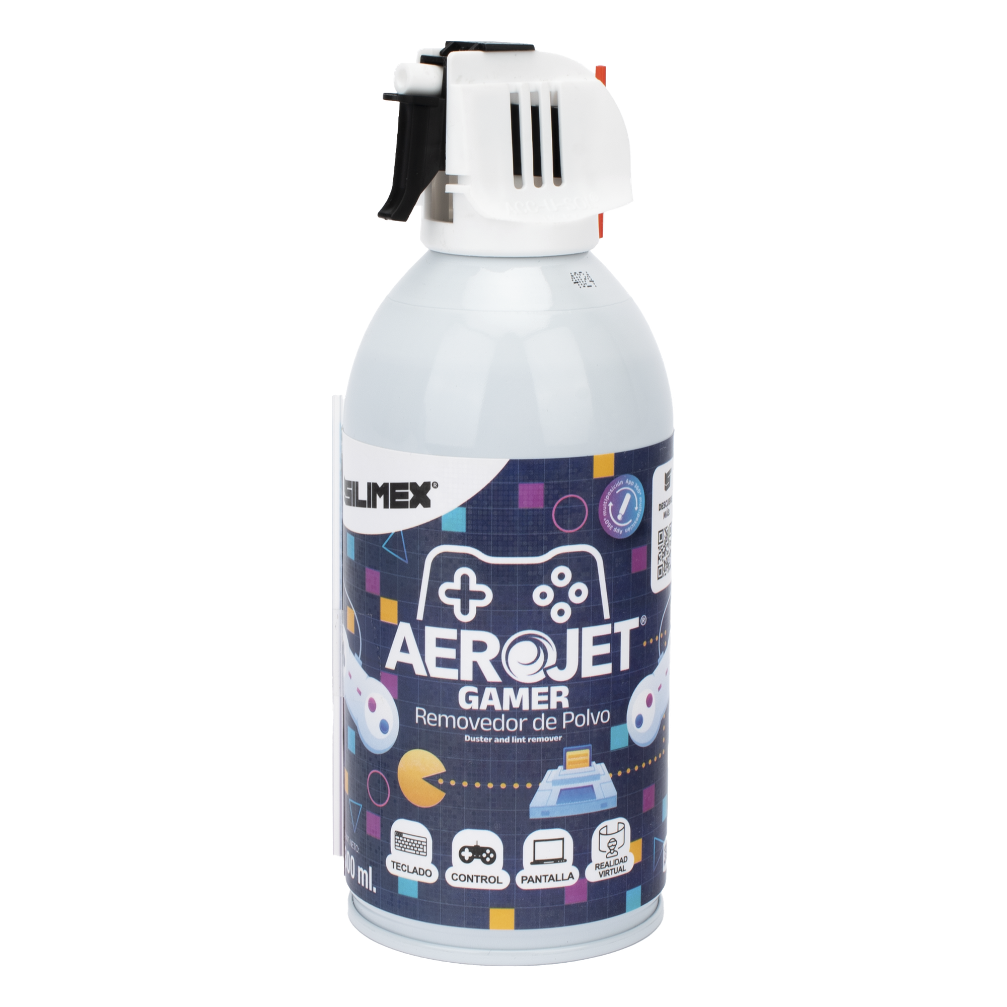 Aerojet Gamer: El Removedor de Polvo 360° para Electrónicos que Facilita la Limpieza de Difícil Acceso — SILIMEX · SKU AEROJET-GAMER
