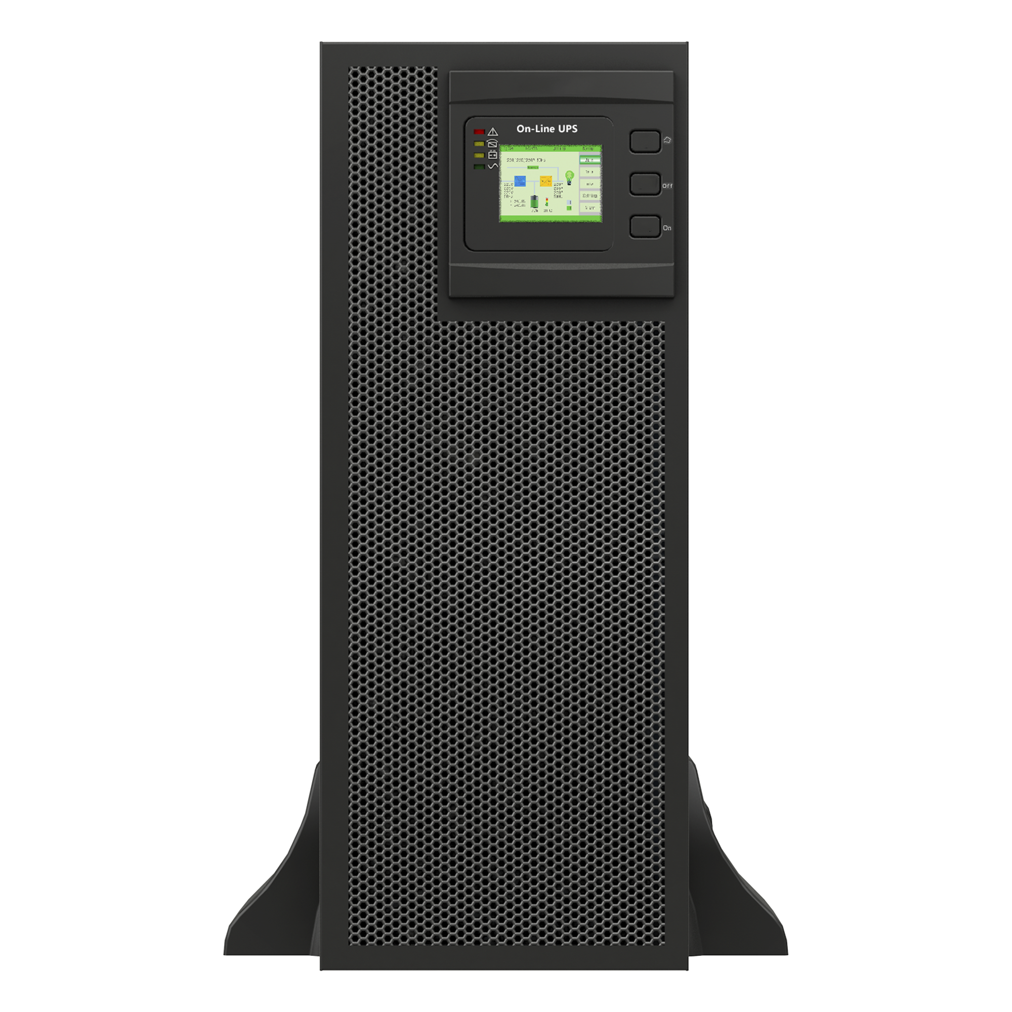 UPS de 25 KVA / 25 kW, Online Doble Conversión, 220 Vac L-L de Entrada 3 Fases, Entrada Hardwired, Onda Senoidal Pura, Torre o Rack — LINKEDPRO BY EPCOM · SKU LP25KRT3P