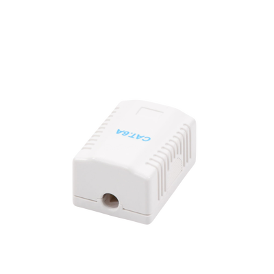 Caja de Pared con 1 Puerto, Incluye 1 Jack UTP Cat6A