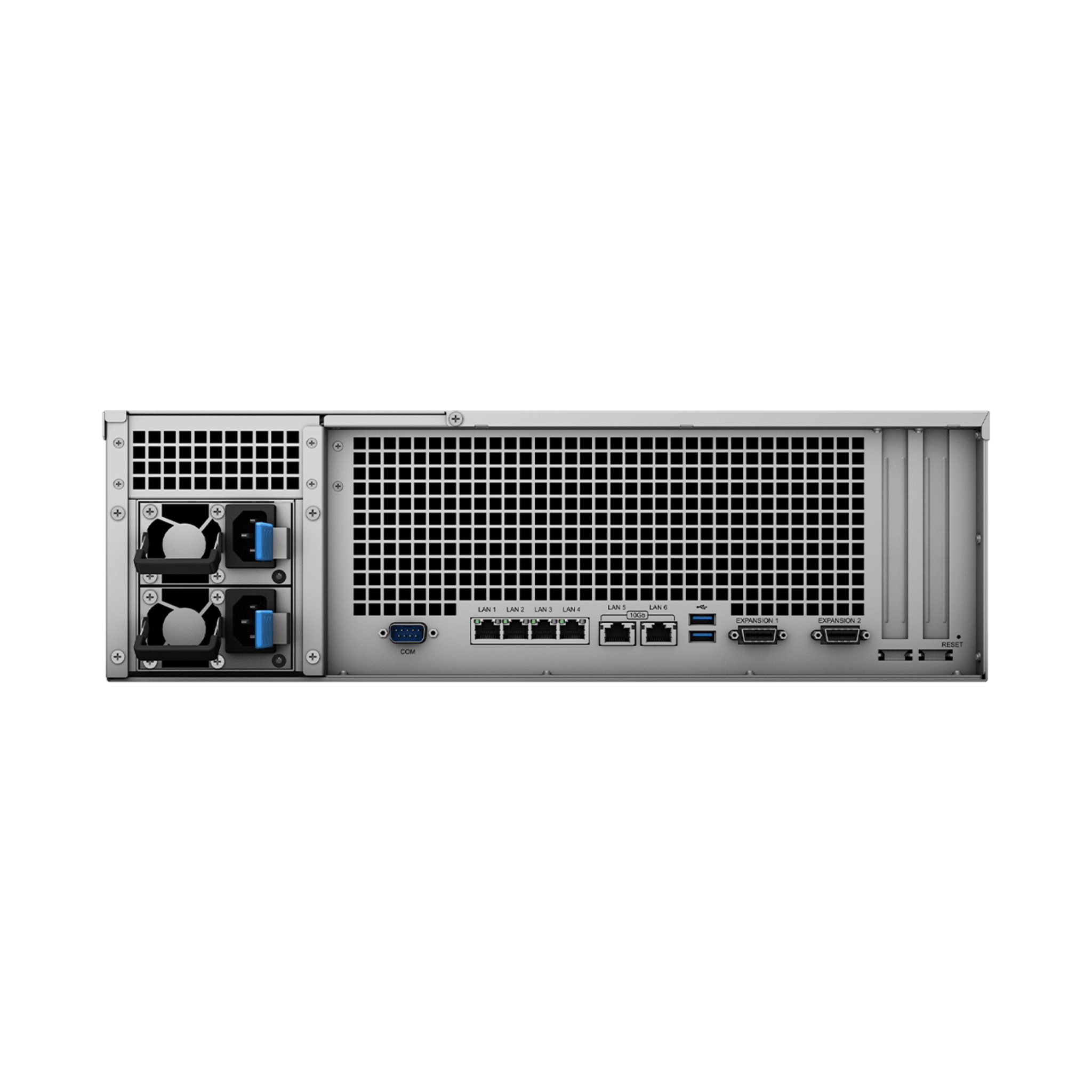 Servidor de Almacenamiento Synology RackStation RS4021xs+ | 16 Bahías | Procesador Intel Xeon D-1541 de 8 Núcleos | Memoria 16 GB Ampliable a 64 GB | RAID F1, 0, 1, 5, 6, 10 | 403,000 IOPS | 6,200 MB/s Lectura Secuencial | Energía Red