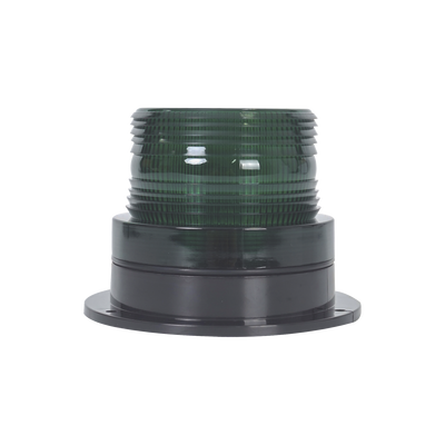 Burbuja Brillante de Larga Vida Útil, con 8 LEDs Color Verde, Domo Verde, 12Vcd