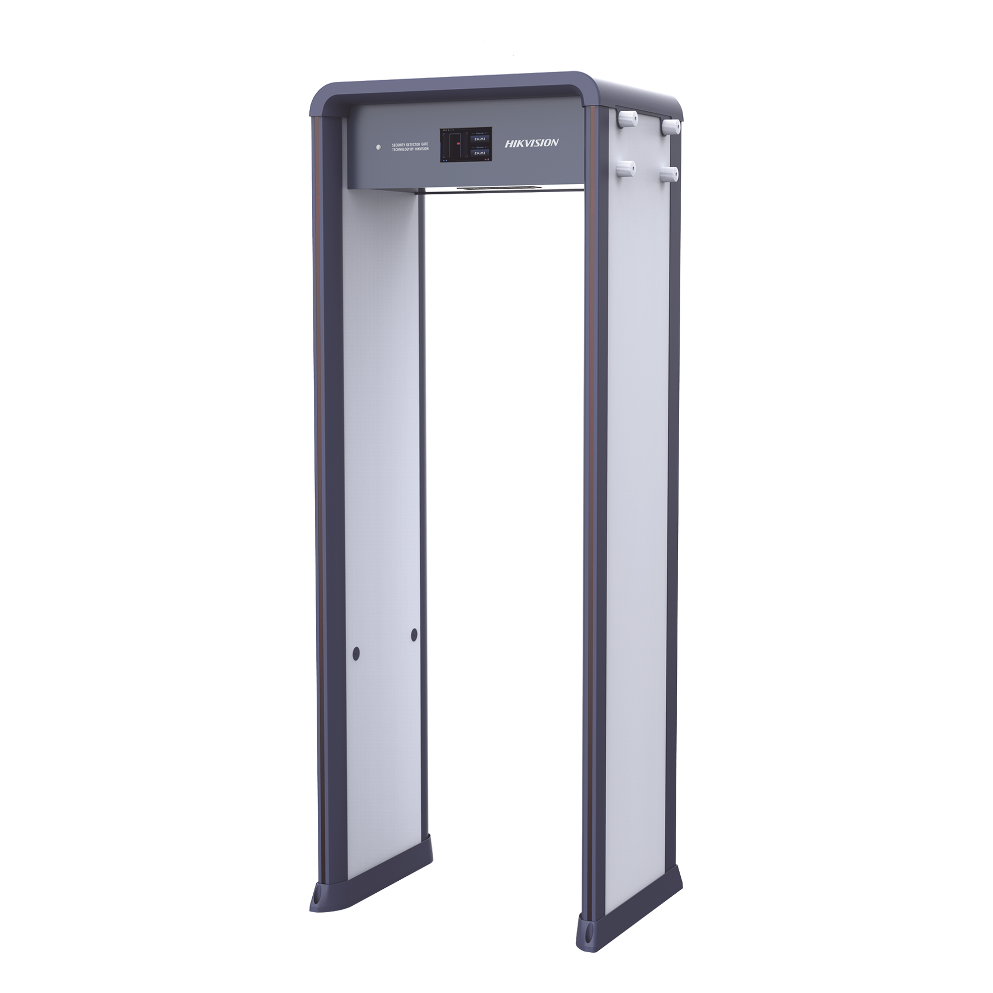 Arco Detector de Metales de 33 Zonas con Pantalla LCD de 7" / Conteo de personas y Alarmas / Ajuste de Sensibilidad e Interferencias — HIKVISION · SKU ISD-SMG533L