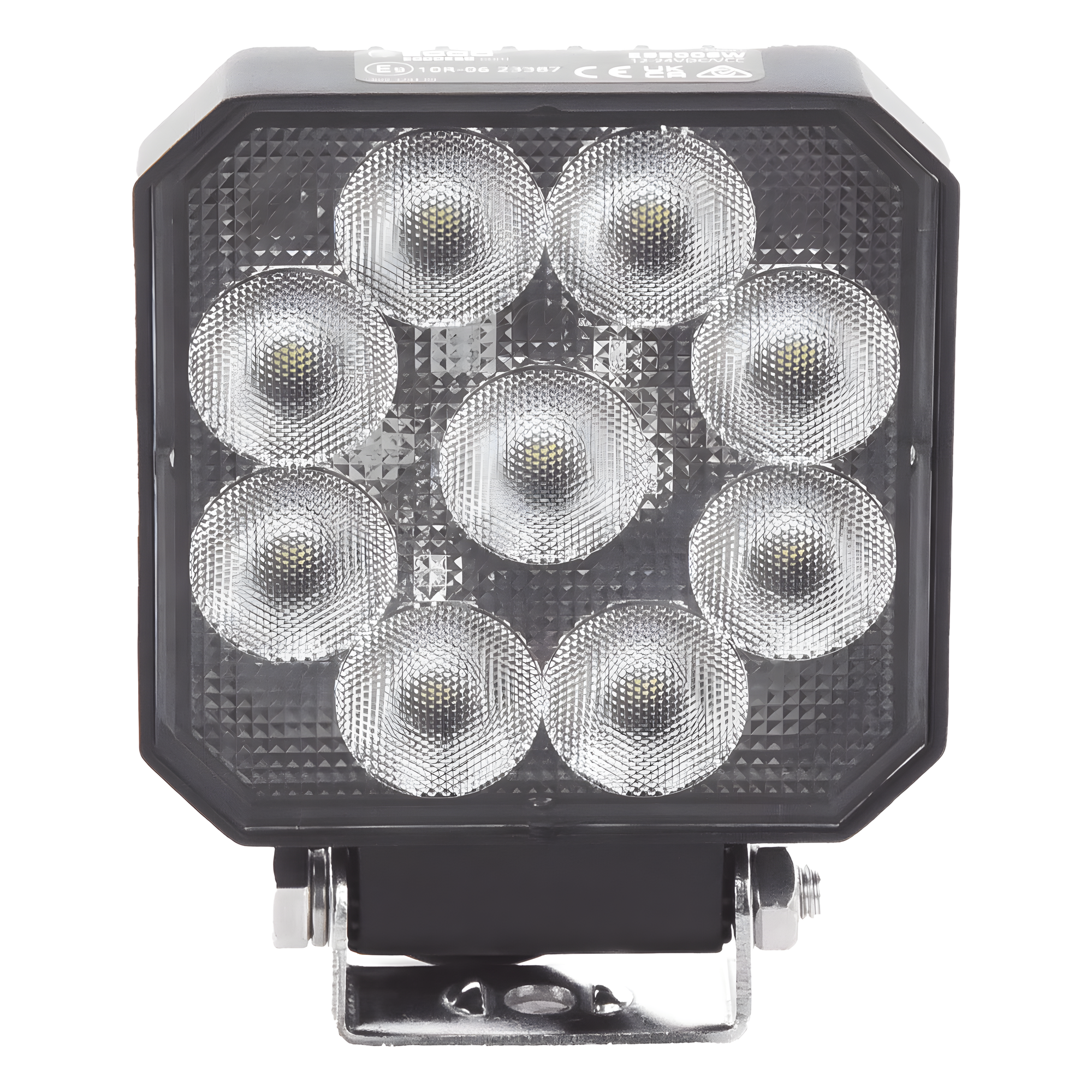 Luz de trabajo, 9 LED, 1050 Lumenes, 12-24 Vcd — ECCO · SKU E92006W