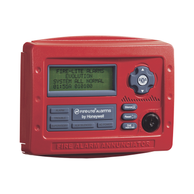 Anunciador Serial para Paneles Direccionables Fire-Lite, Color Rojo