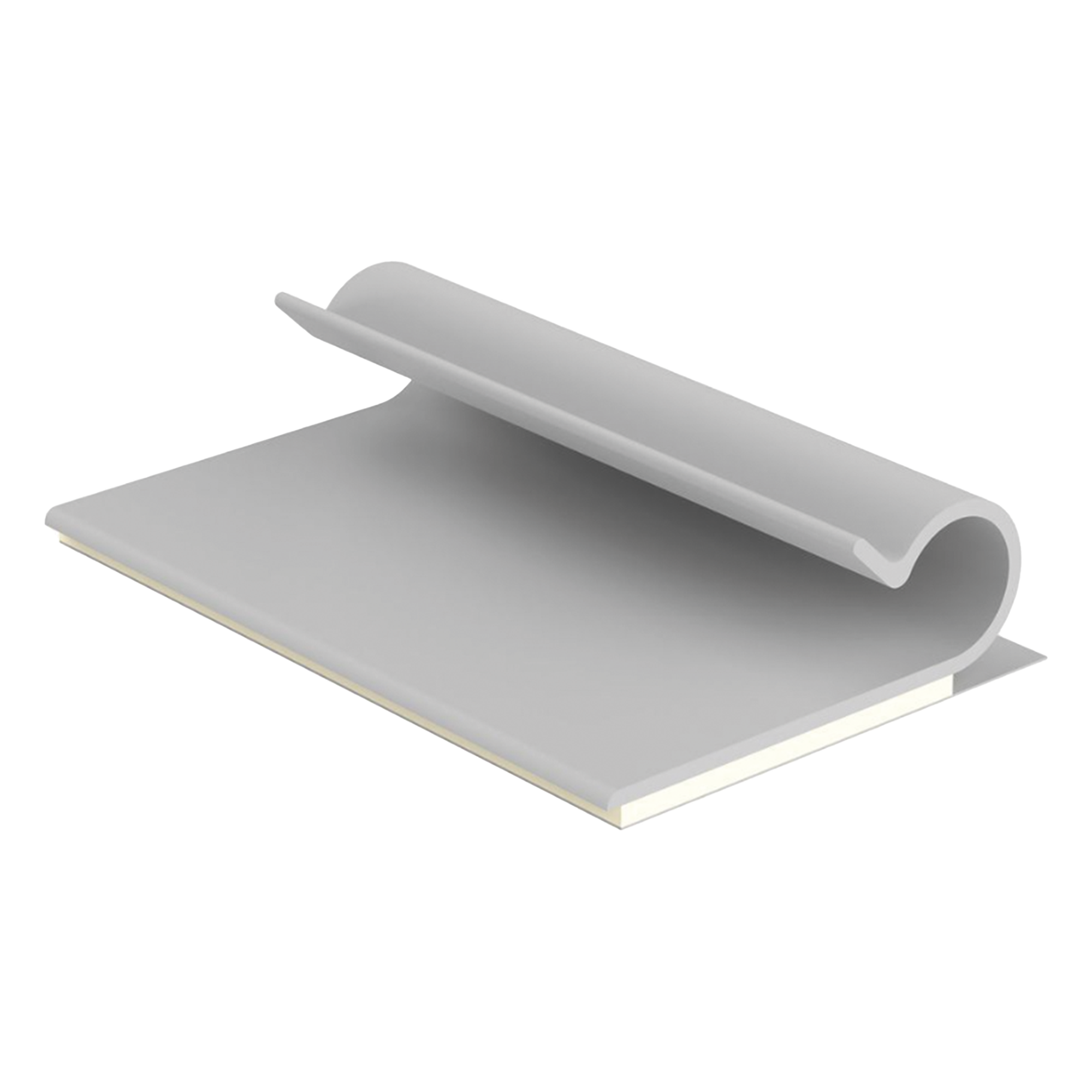 Clip Adhesivo Tipo J, Para Cables de Hasta 6.4 mm de Diametro, Uso Interior, Color Gris, Paquete de 100pz — PANDUIT · SKU AJC25-A-C