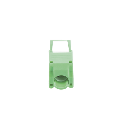 Módulo Jack Keystone Cat6 (Toolless), con Terminación en Ángulo 180 - Color Verde, Compatible con Faceplate y Patchpanel Linkedpro