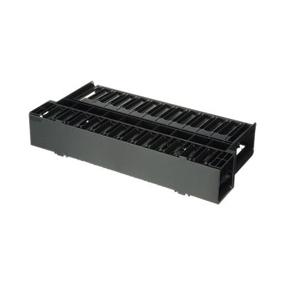 Organizador de Cables Horizontal NetManager, Doble (Frontal y Posterior), Para Rack de 19in, 2UR