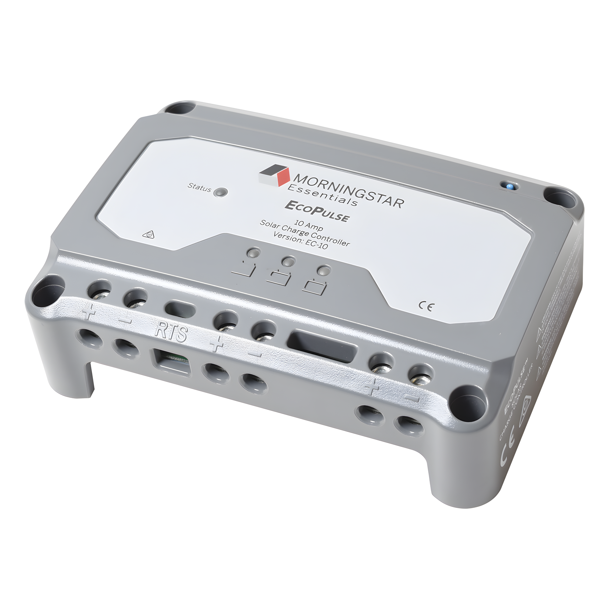 Controlador solar 12/24 Vcc de 20 Amp. Sin pantalla de medición. — MORNINGSTAR · SKU EC-20