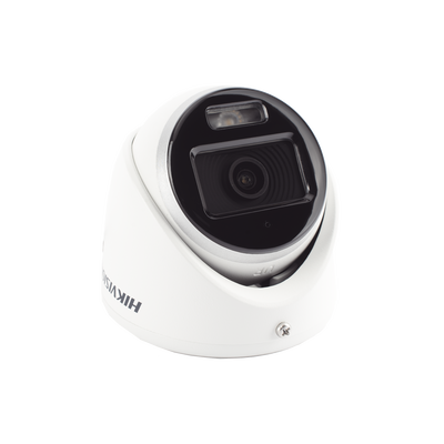 [Dual Light + ColorVu] Turret TURBOHD 2 Megapixel (1080p) / Lente 2.8 mm / 20 mts IR + 20 mts Luz Blanca / Gran Angular 105° / Exterior IP67 / Micrófono Integrado / dWDR / 4 Tecnologías / Metal