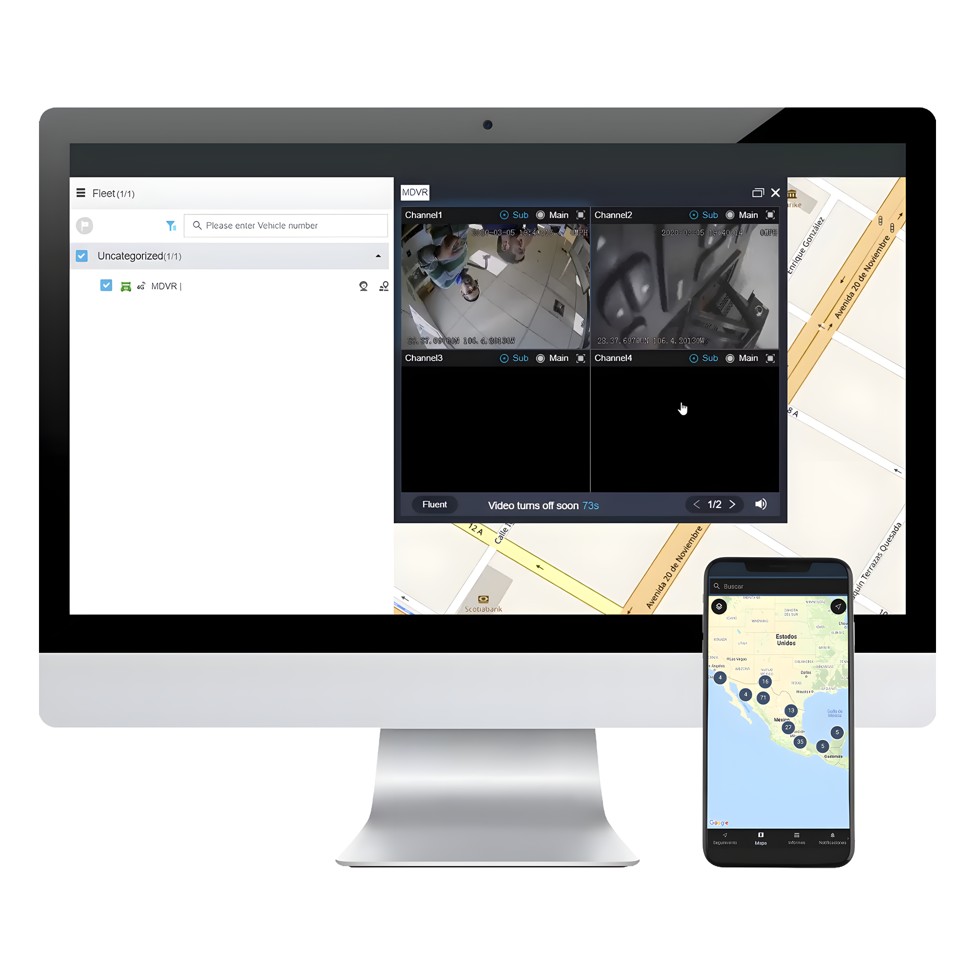 Plataforma Avanzada para Logística, Rastreo GPS, VIDEO Móvil y IoT / Anualidad (Licencia para 1 localizador GPS/DVR Móvil) — EPCOM · SKU EPCOMGPSANUAL