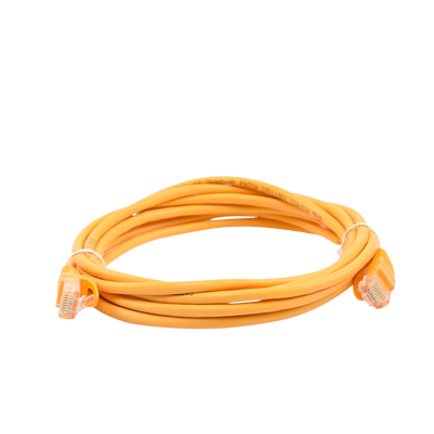 Cable de Parcheo UTP Cat5e - 3.0 Metros (9.84 Pies) - Amarillo