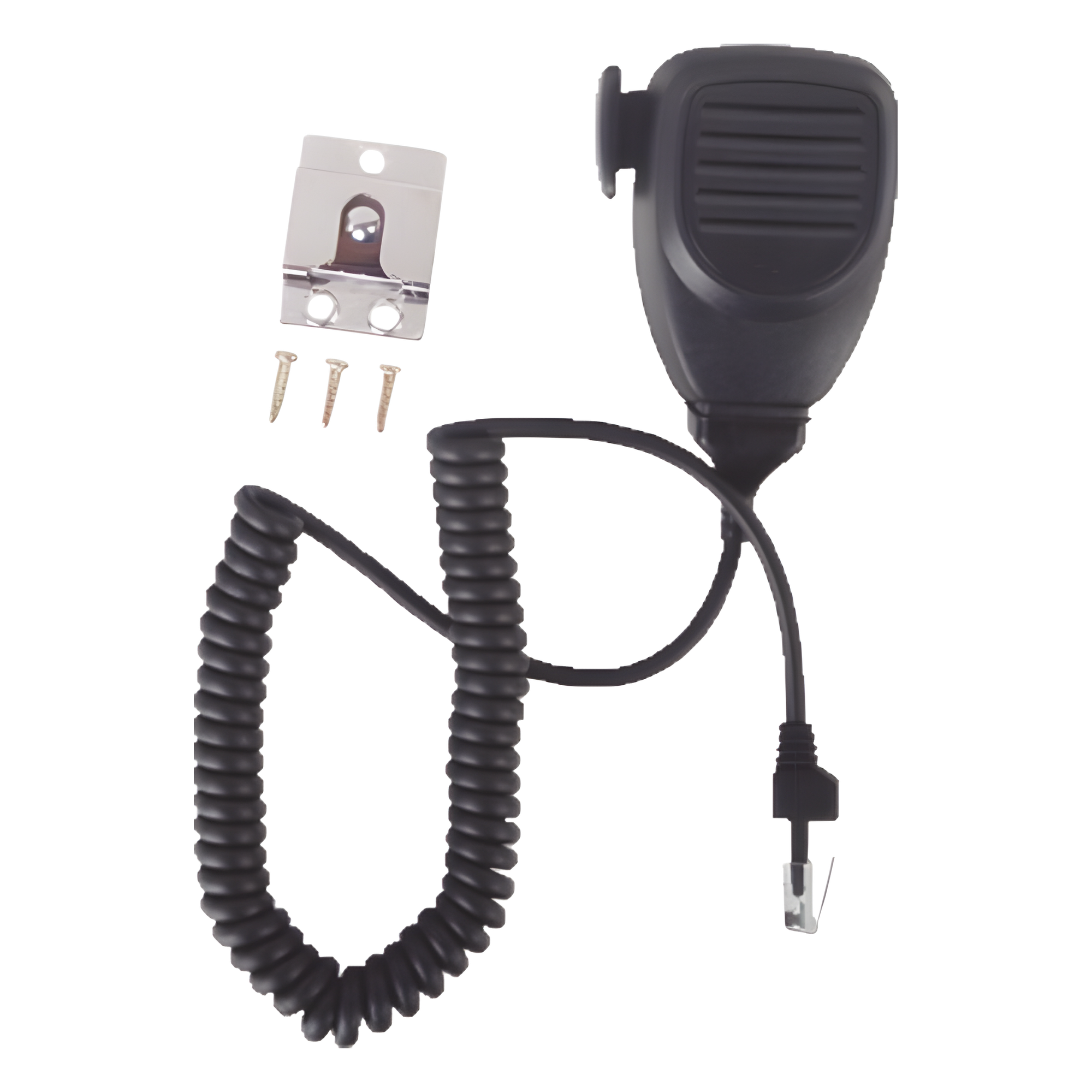 Micrófono para Radio Móvil / 6 Pines / Voltaje 1V a 10V / Base con Tornillos / Busca Rosca Integrada / -40°C a +70°C