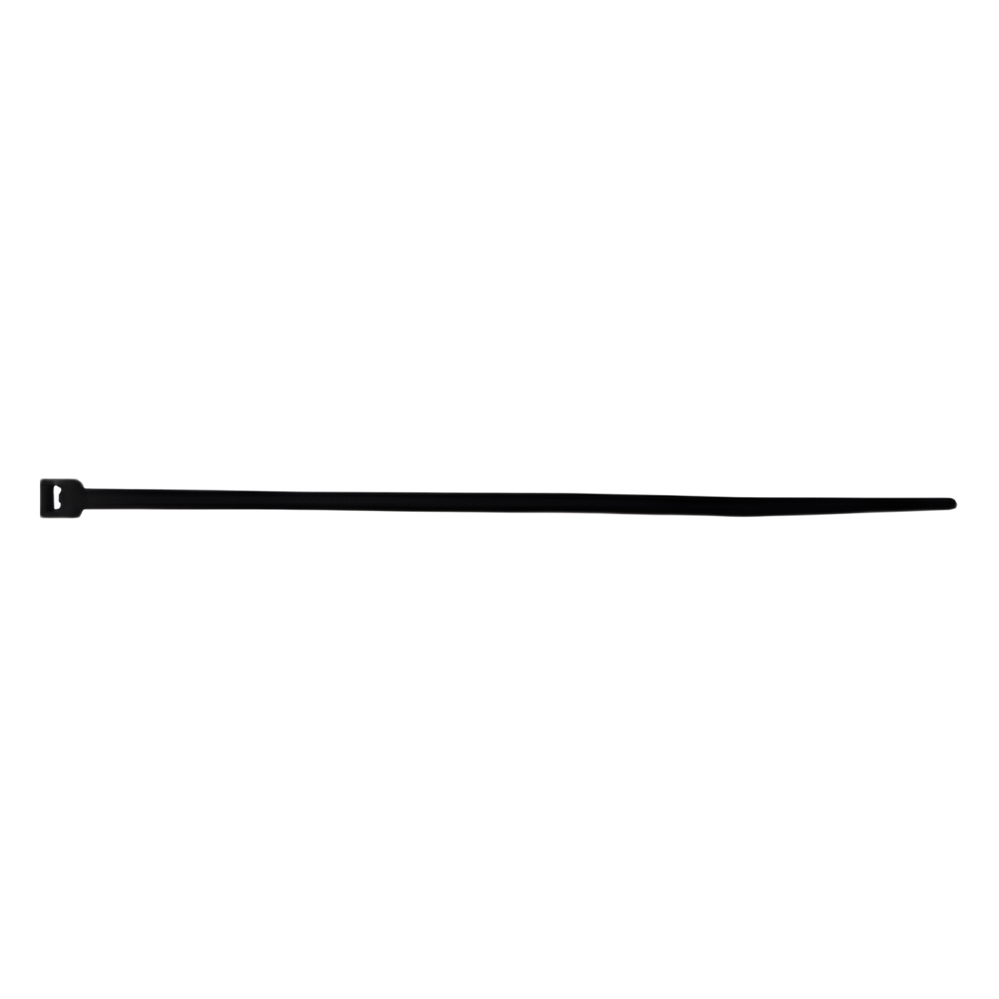 Cincho de nylon color negro, 2.5 x 100mm (100pzs) (4200-01001) — THORSMAN · SKU TH-100-B