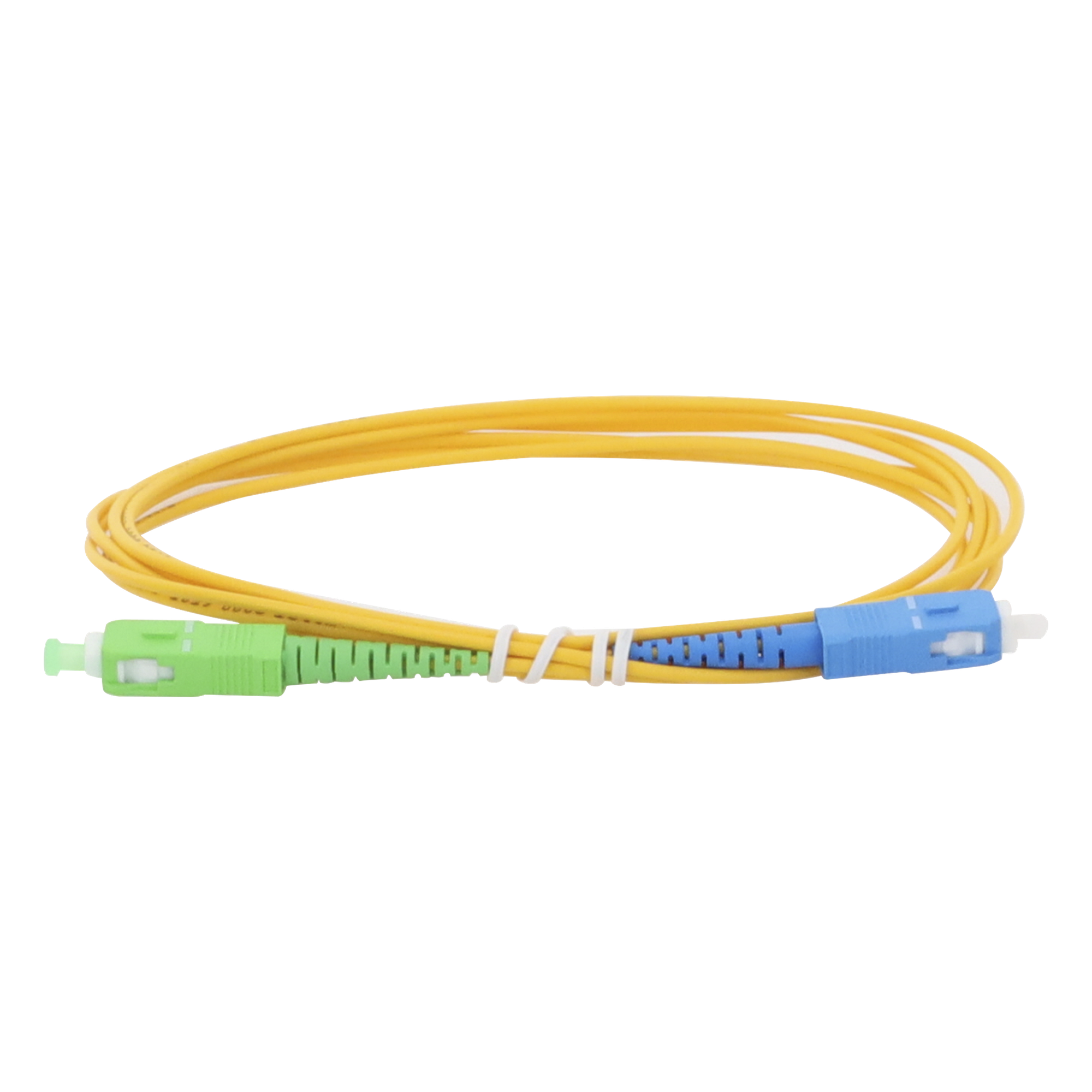 Jumper de Fibra Óptica Monomodo SC/APC-SC/UPC Simplex de 2 Metros (6.56 Pies), 2mm — LINKEDPRO BY EPCOM · SKU LPSM2SCASCUS2