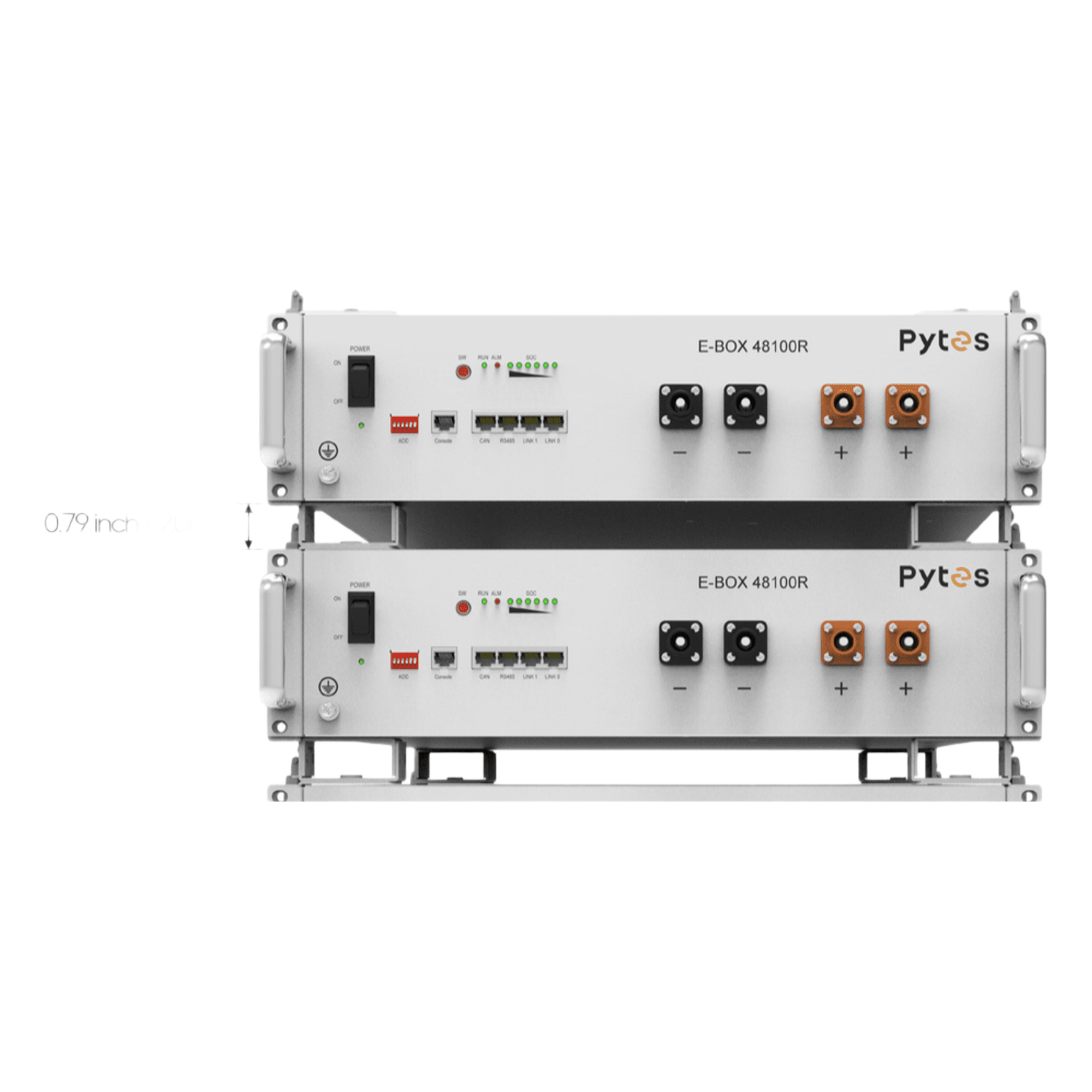 Bracket para  E-BOX-48100R (no incluye batería) — PYTES · SKU EBK1BRACKET