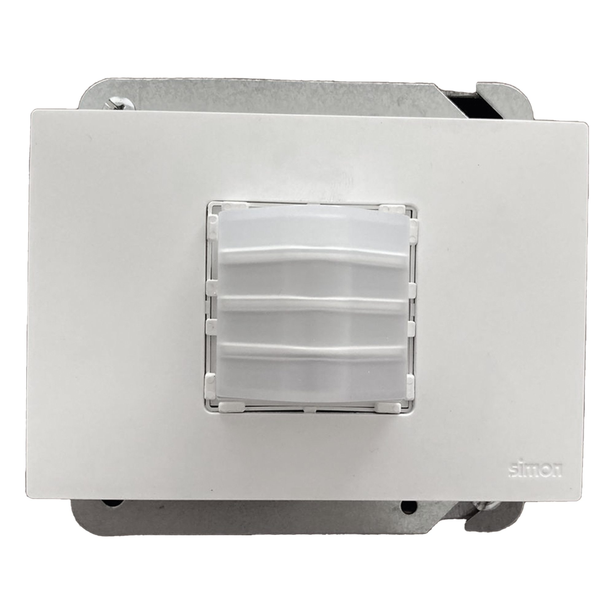 Marco blanco con placa metalica para caja americana — IBERNEX · SKU AS316S