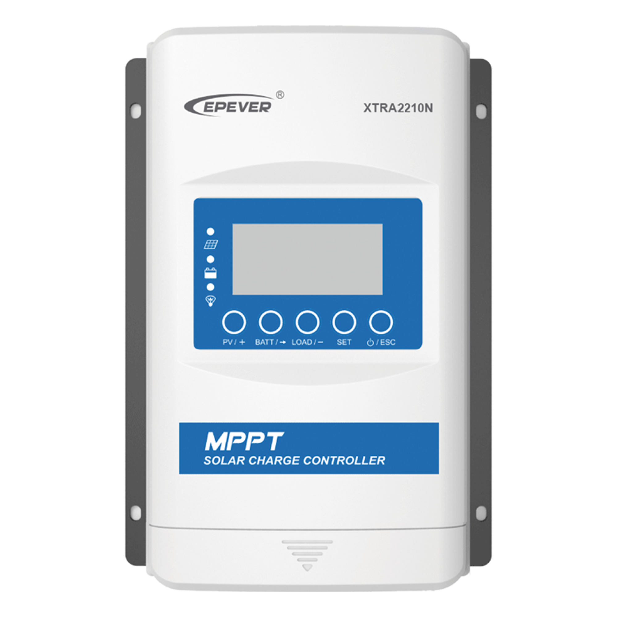 Controlador Solar MPPT / 20A / 12/24V / Voc 100V / RS-485 / Baterías Litio / IP32 — EPEVER · SKU XTRA-2210-N