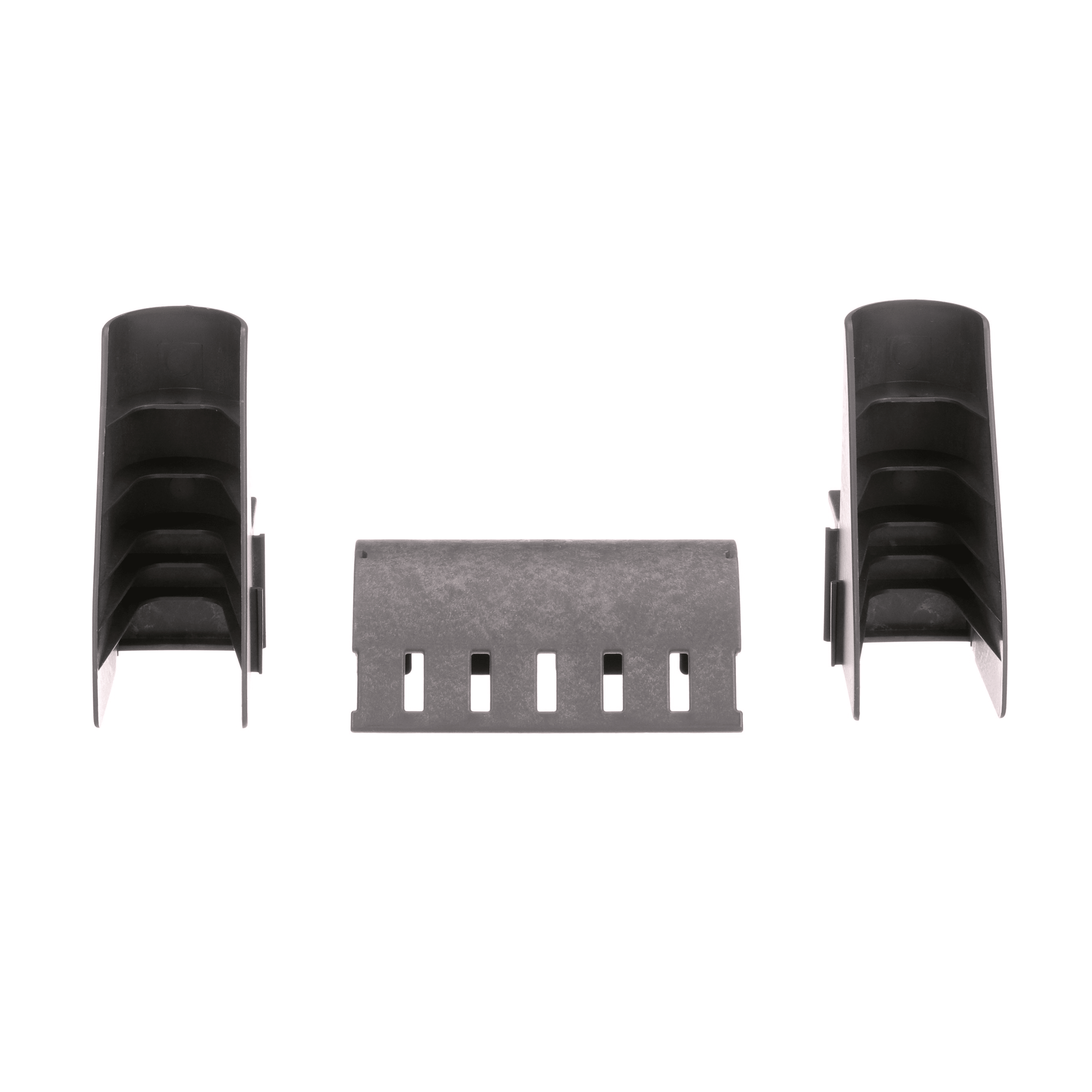Kit de Bajada de Cables Para Charola Tipo Escalerilla, Con Control de Radio de Curvatura, Fabricado en Nylon 6.6, Color Negro — PANDUIT · SKU CMW-KIT