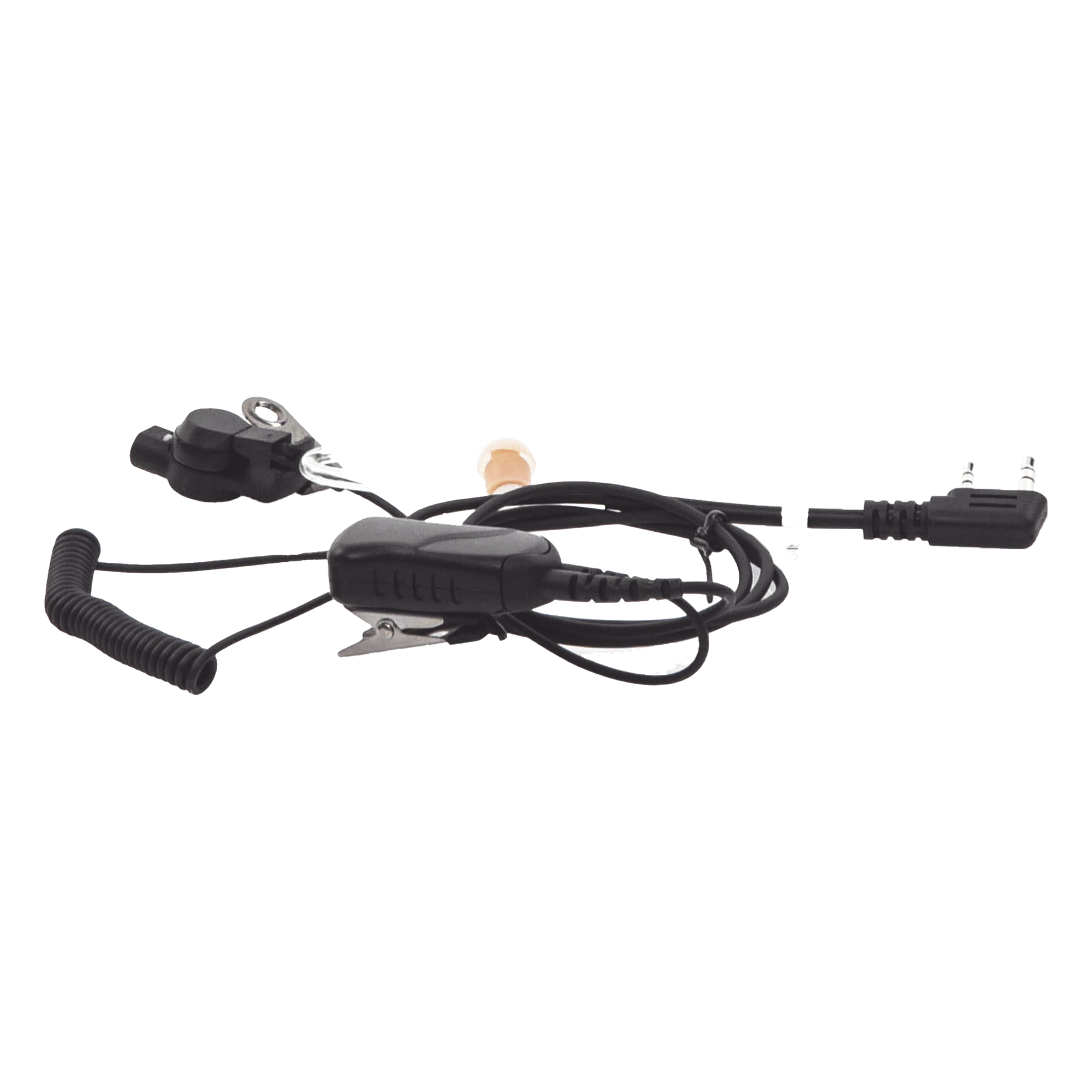 MICRÓFONO DE SOLAPA CON AUDÍFONO DISCRETO P/ KENWOOD Serie G/ 3230/ 2102G/ 2202L/ 2212L/ 2170/ 2360/ 2302/ 2312/ 2000/ 2402/ NX220/ NX240/ TKD240. — PRYME · SKU SPM-1301