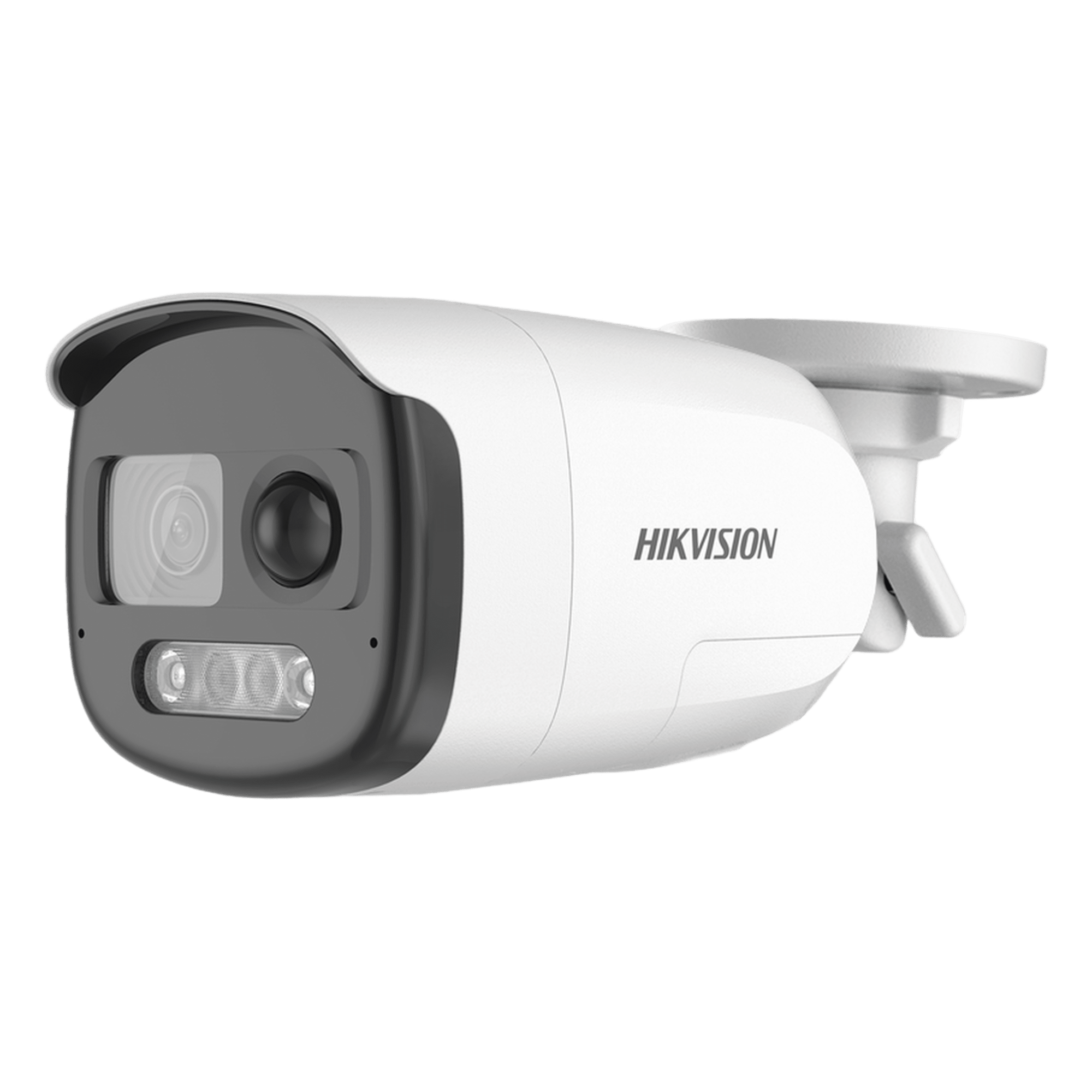 [ColorVu] Bala TURBOHD 2 Megapixel (1080p) / Imagen a Color 24/7 / Lente 2.8 mm / Luz Blanca 40 mts / Exterior IP67 / WDR 130 dB / Sensor PIR / Sirena Integrada / Salida de Audio Estrobo ROJO - AZUL / Micrófono Integrado — HIKVISION · SKU DS-2CE12DF3T-PIRXOS