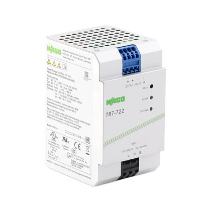 Fuente de Alimentación / 24V DC / 5A / 120W / PFC Activo / Montaje Carril DIN / IP20 / Conectores CAGE CLAMP® 4 mm²