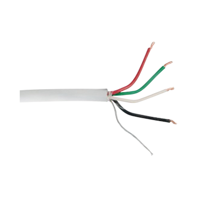 Cable 4 x 18 AWG / Blindado / 305 Metros (1000 Pies) / Riser / UL / Color Gris / Hecho en México