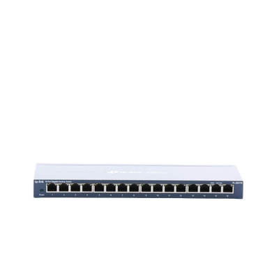 Switch Gigabit no administrable de 16 puertos 10/100/1000 Mbps para escritorio