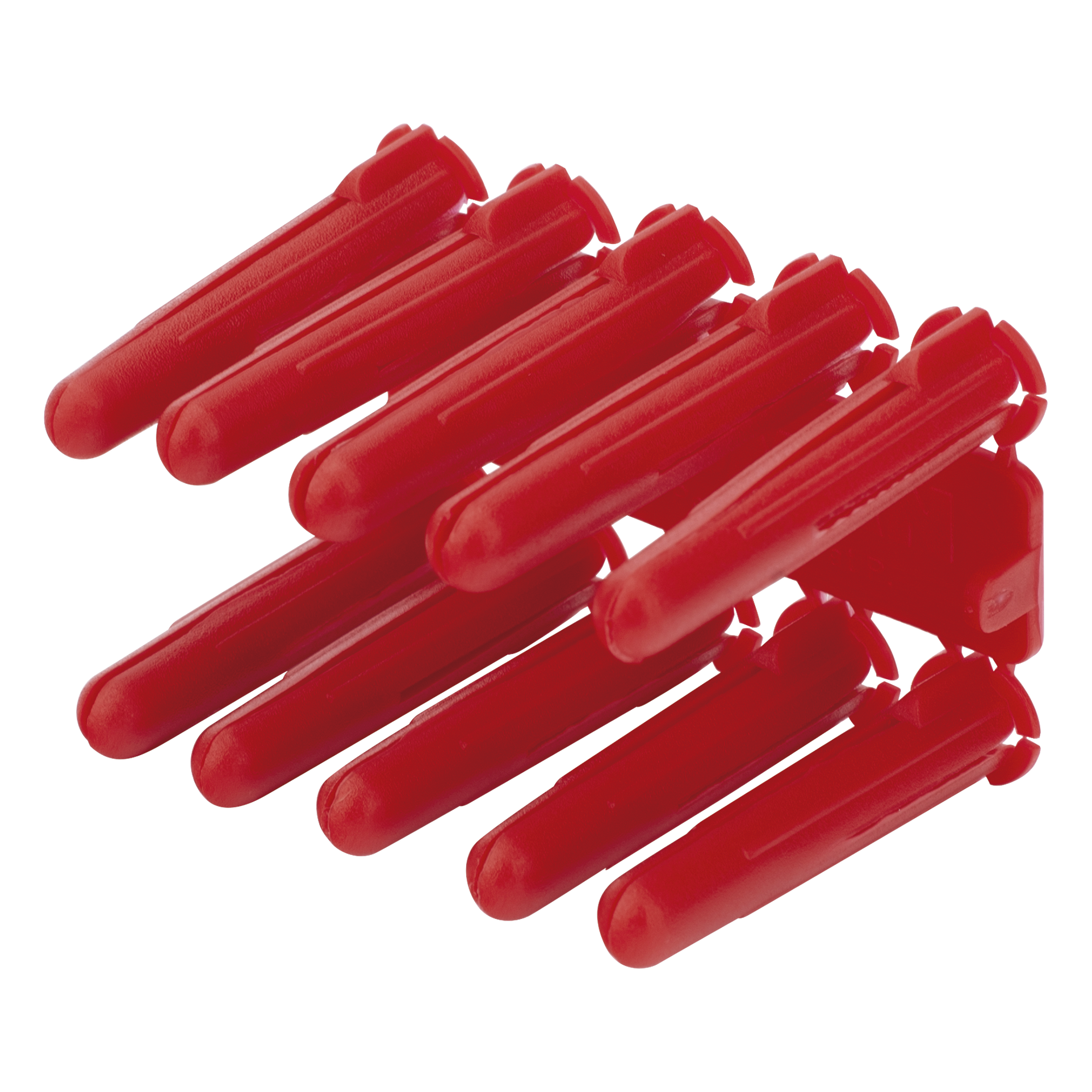 Taquete de 1/4 plástico paquete de 100 piezas para fijar objetos con tornillo en muros y techos de concreto o superficies sólidas, compatible con tornillo TH10X de 10 x 1 1/2" (1103-03100) — THORSMAN · SKU TP-2X