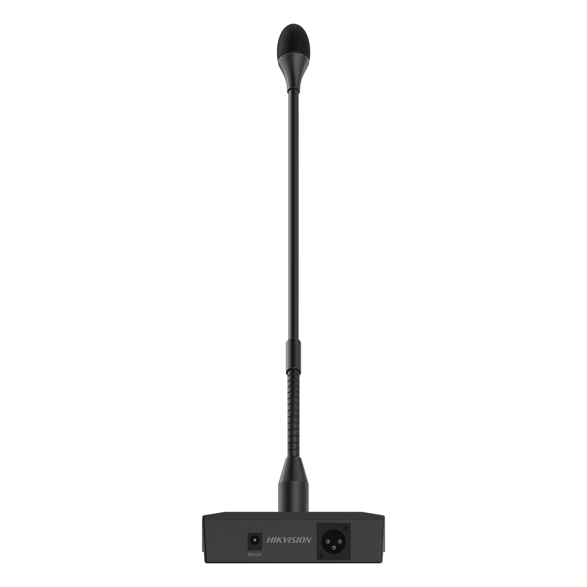 Micrófono de Voceo / Cuello Ganso 409 mm / Alimentación 12 V / Phantom 48 V / Respuesta 20 Hz a 20 kHz / LED