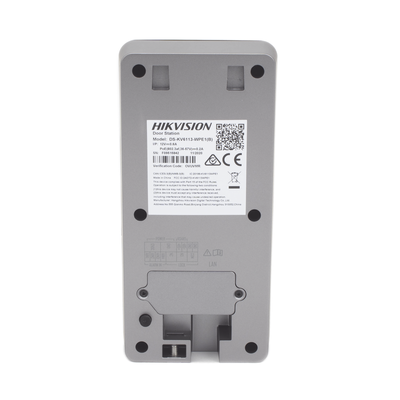 Videoportero IP 2 Megapixel / PoE Estandar / IP65 / Apertura desde Hik-connect / Soporta 1 Departamento y Hasta 6 Monitores / Soporta Tarjetas Mifare / 1 Salida Relay