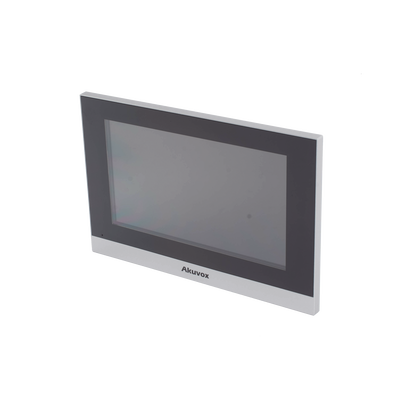 Monitor Color Plata Linux / Pantalla Touch de 7 Pulgadas / SIP / POE / WIFI / Compatible con Frentes de Calle Akuvox