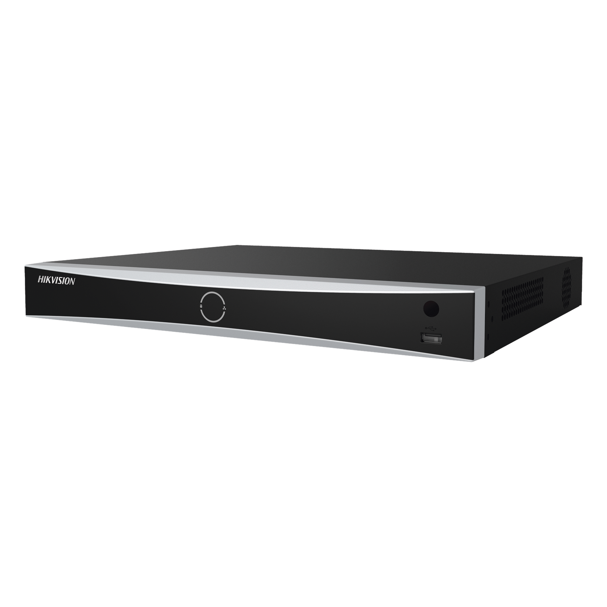 NVR 12 Megapixel (4K) / Reconocimiento Facial / 16 Canales IP / Base de Datos / Hasta 100,000 Fotografías / 16 Puertos PoE+ / 2 Bahías de Disco Duro / Switch PoE 300 mts / Bases de Datos / HDMI en 4K — HIKVISION · SKU IDS-7616NXI-I2/16P/8F