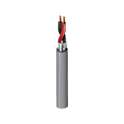 Bobina de 305 Metros (1000 Pies) 2 X 16 AWG Blindado Color Gris Riser P/ Audio