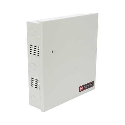 12 o 24 Vcc @ 6 Amp. / fuente de alimentación / 1 salida / capacidad de baterías de respaldo / requieren baterías
