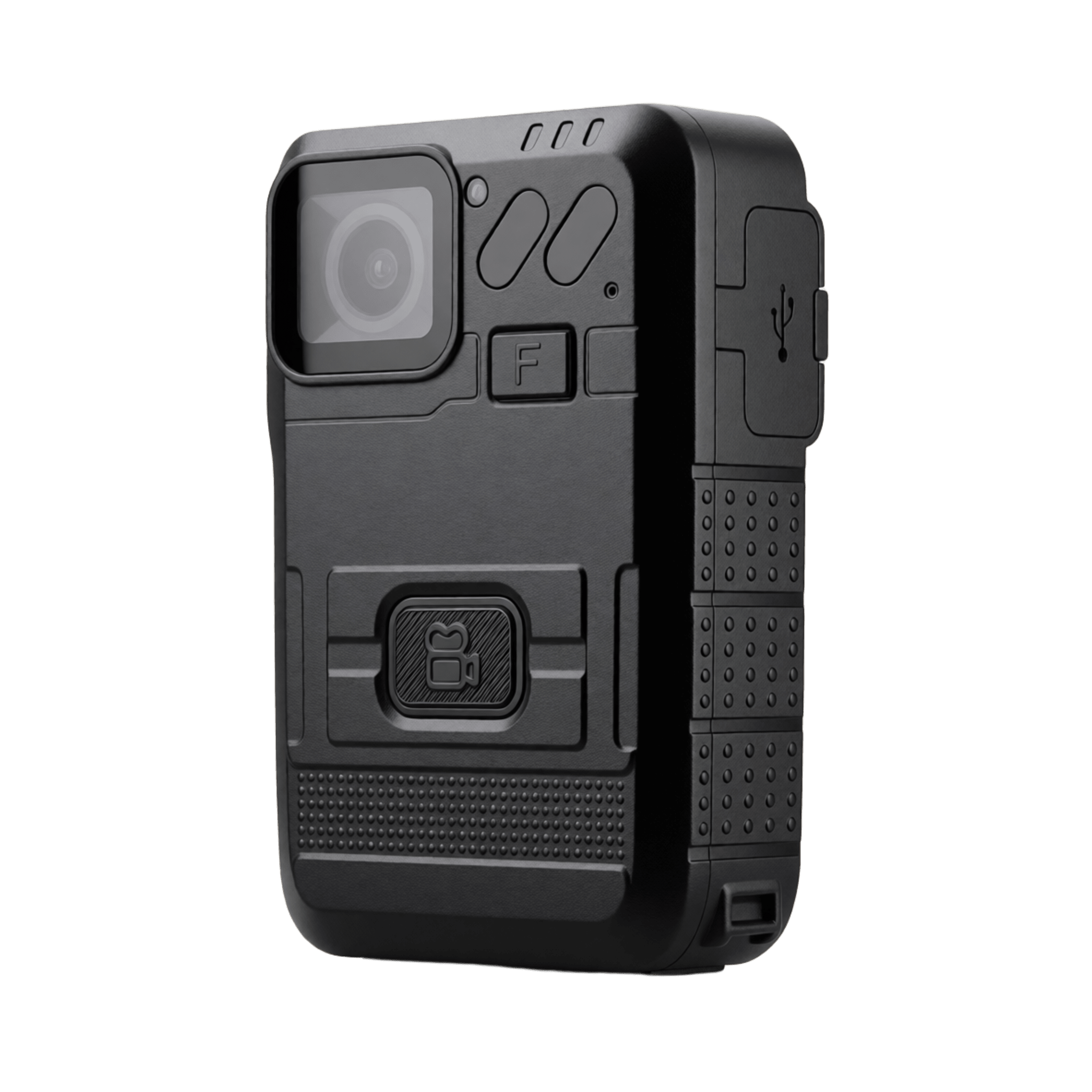 Body Camera para Seguridad, Video Full HD, Descarga de Vídeo automática con estación, Pantalla TFT con indicador de batería y memoria.