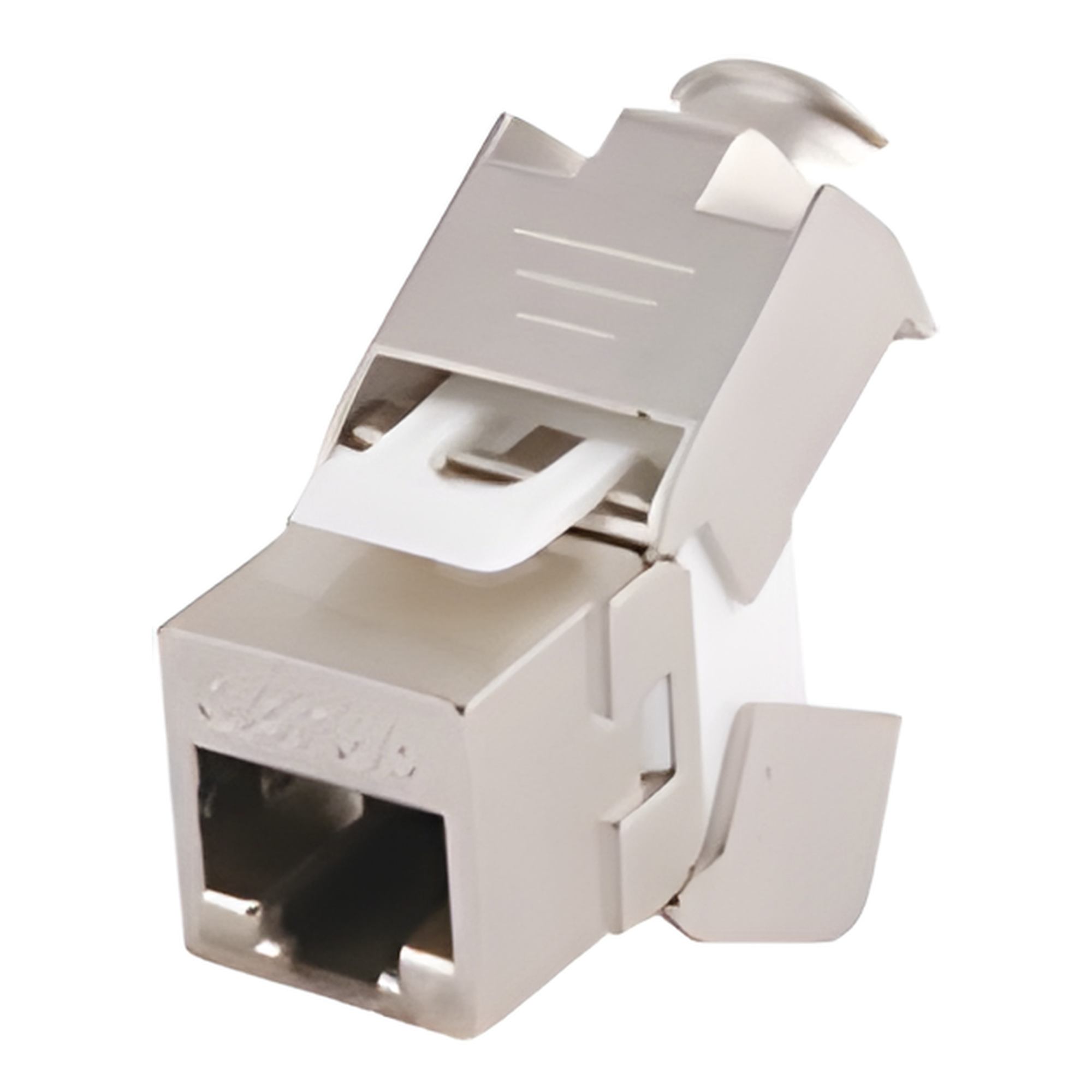 Módulo Jack Keystone Cat6A Blindado (STP) sin Herramienta (Toolless) para Faceplate — LINKEDPRO BY EPCOM · SKU LP-KJ6AS-04