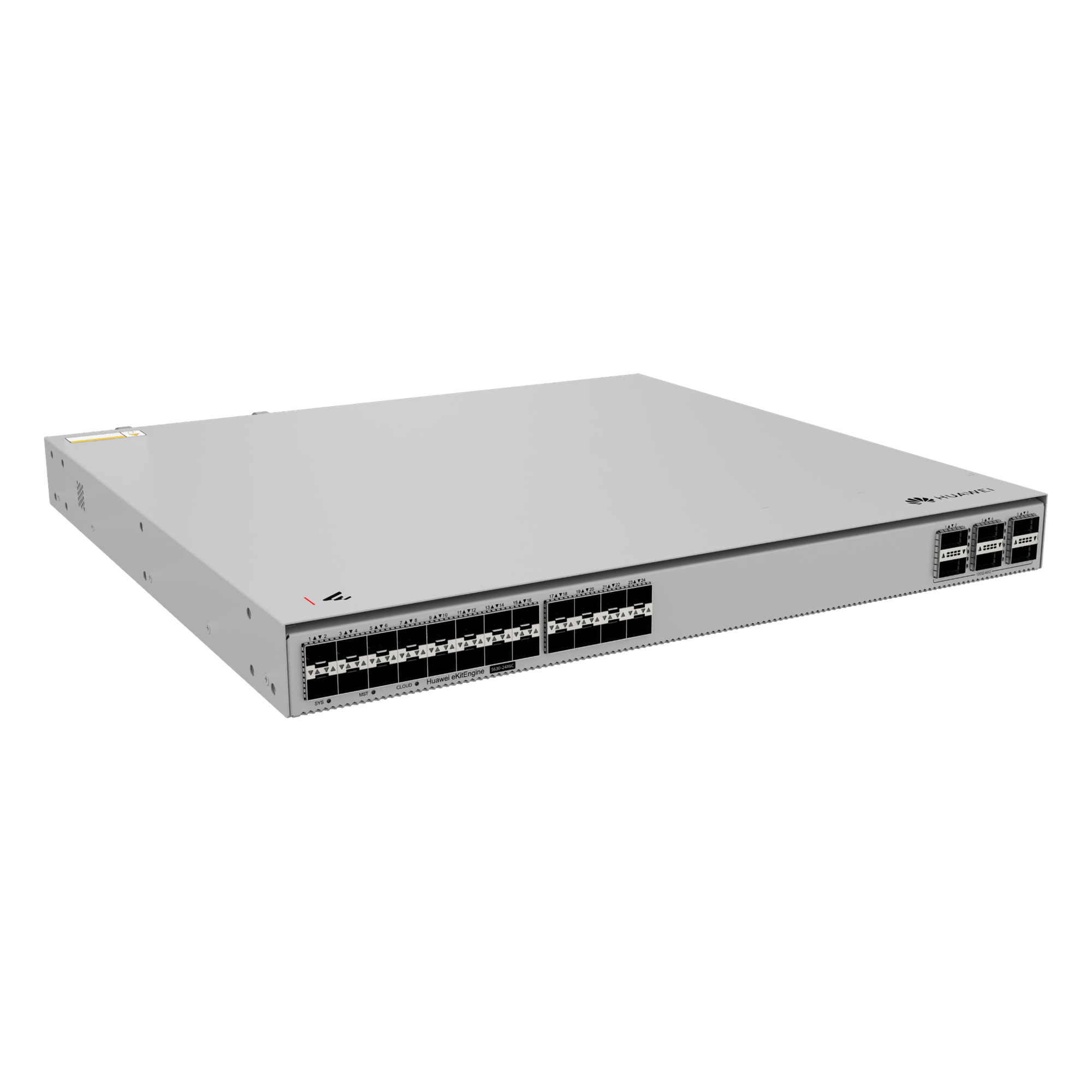 Switch Core Capa 3 / 24 Puertos 10GE SFP+ / 6 Puertos 100GE QSFP28 / Switching 1680 Gbps / Forwarding 1250 Mpps / iStack / Gestión Cloud / 1U